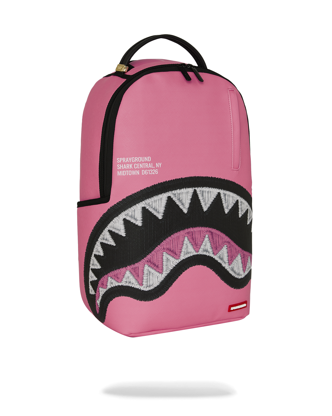 SHARK CENTRAL EMBROIDERED EFFECT BACKPACK