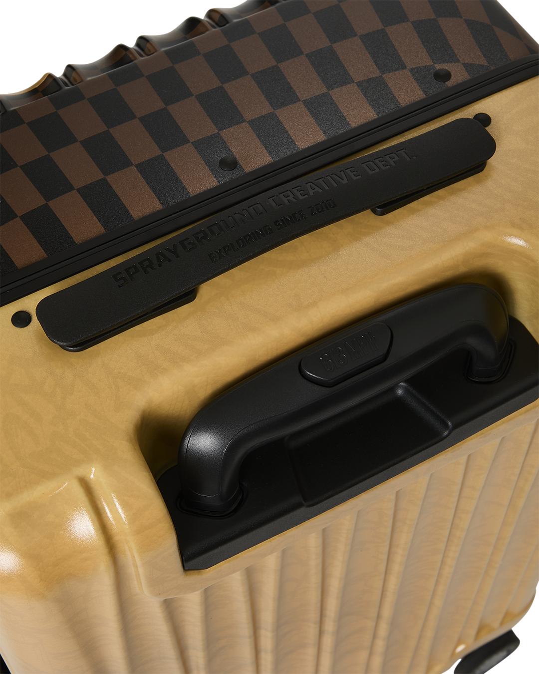 DESIGNER DRIP EFFECT CARRY-ON LUGGAGE