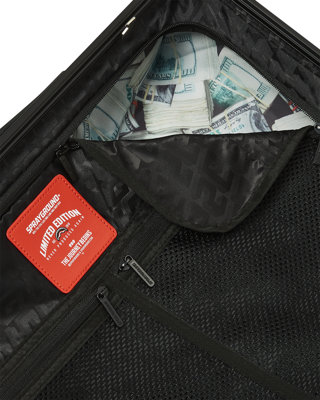 SHARKS IN PARIS GRIN & GRIND FULL-SIZE LUGGAGE