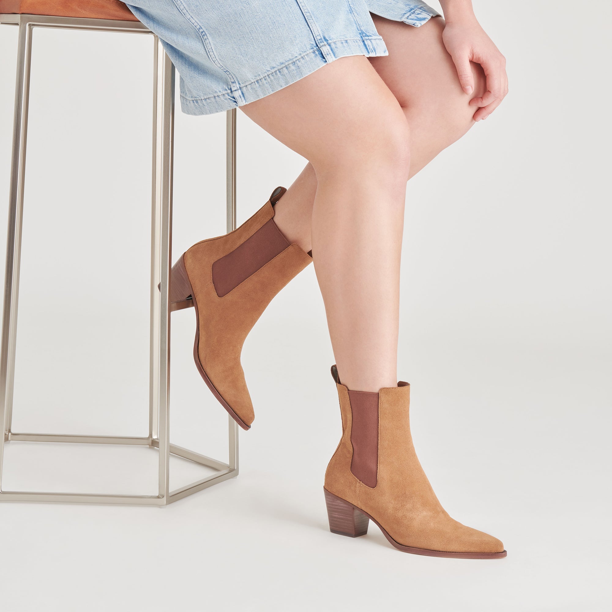 SHADIE H2O BOOTIES BROWN SUEDE