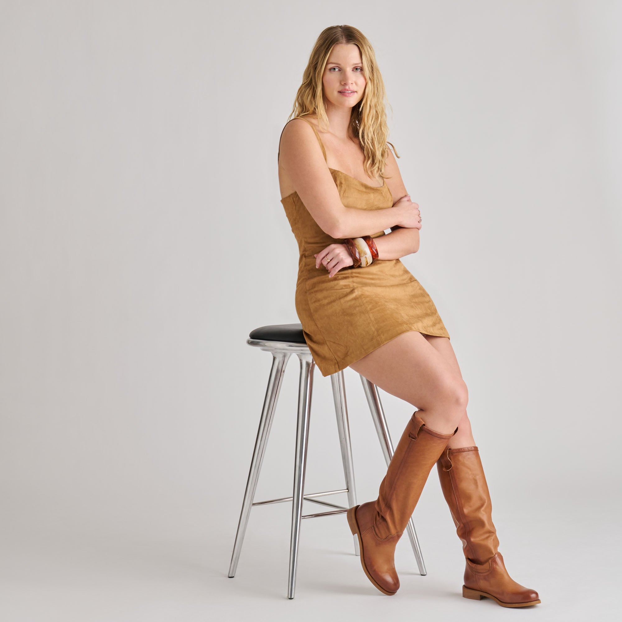RAMZY BOOTS COGNAC LEATHER