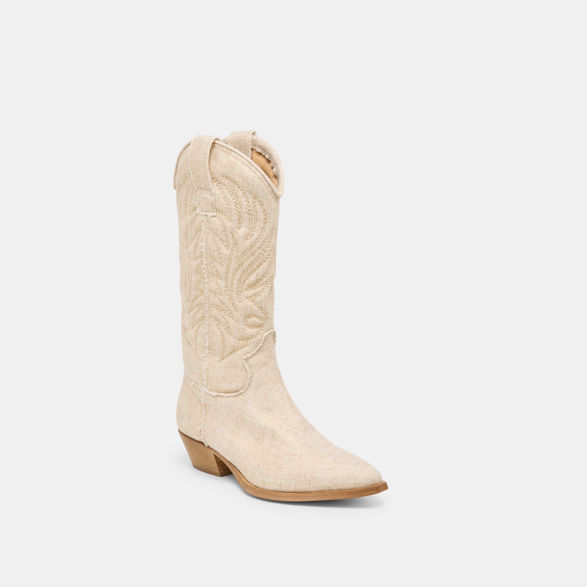 TANNER BOOTS BONE FABRIC