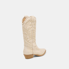 TANNER BOOTS BONE FABRIC