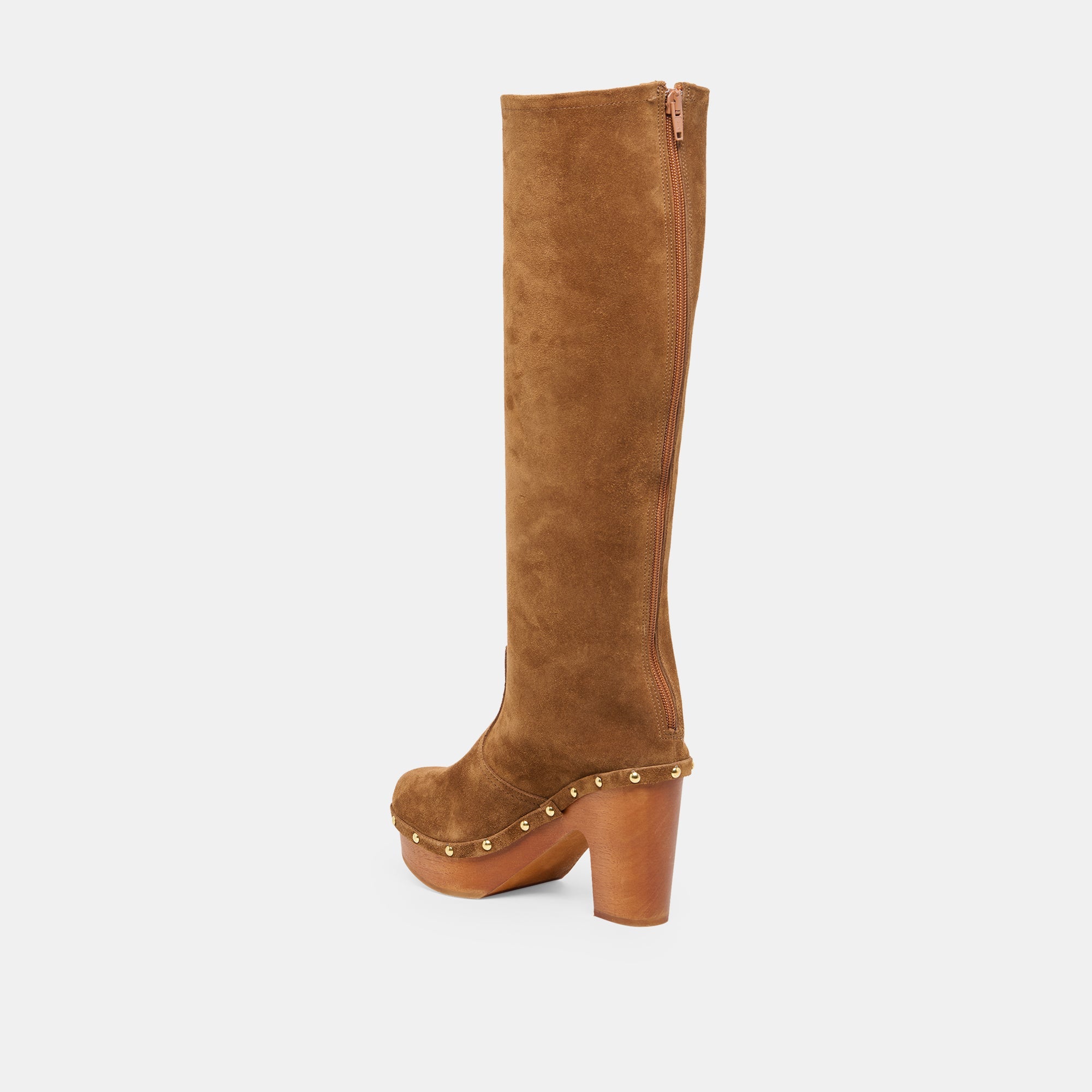 JENNY BOOTS CHESTNUT SUEDE