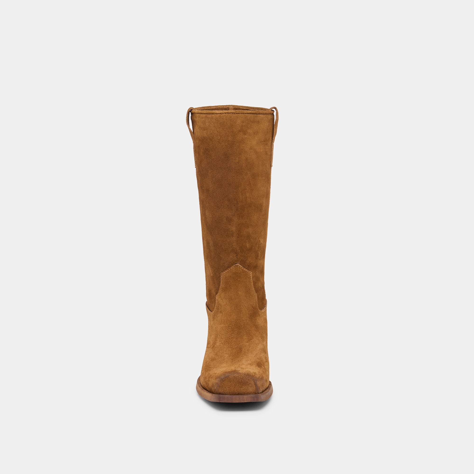 ROMIE BOOTS BROWN SUEDE