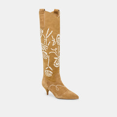 WILDE BOOTS CHESTNUT SUEDE