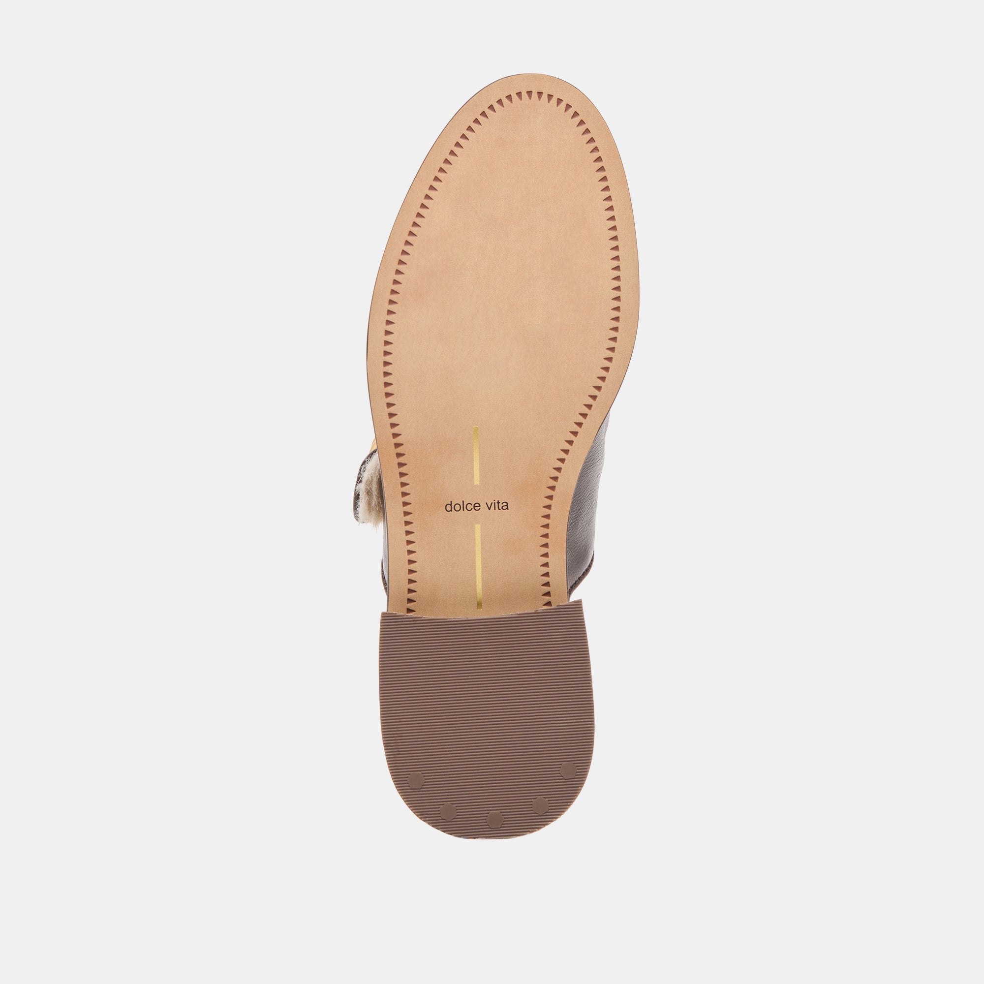 HARLAH PLUSH FLATS CHOCOLATE LEATHER