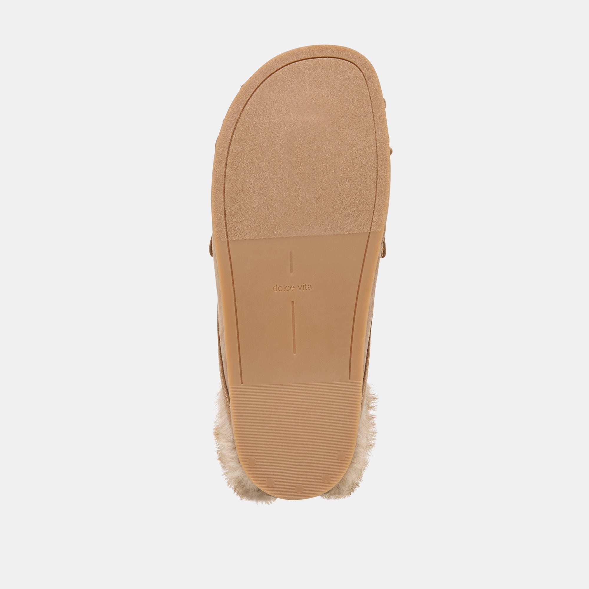 JODERO PLUSH FLATS MUSHROOM SUEDE