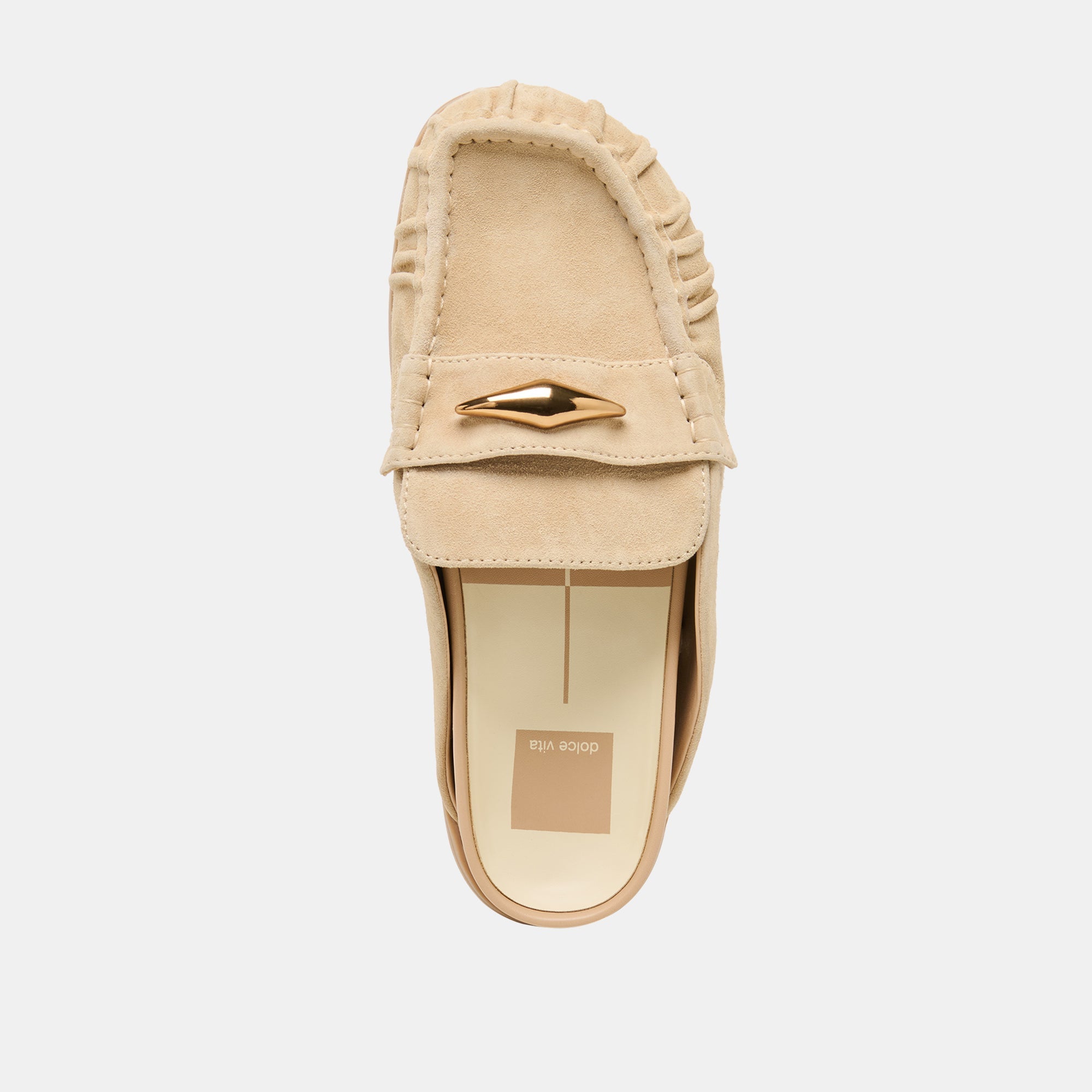 JODERO FLATS ALMOND SUEDE
