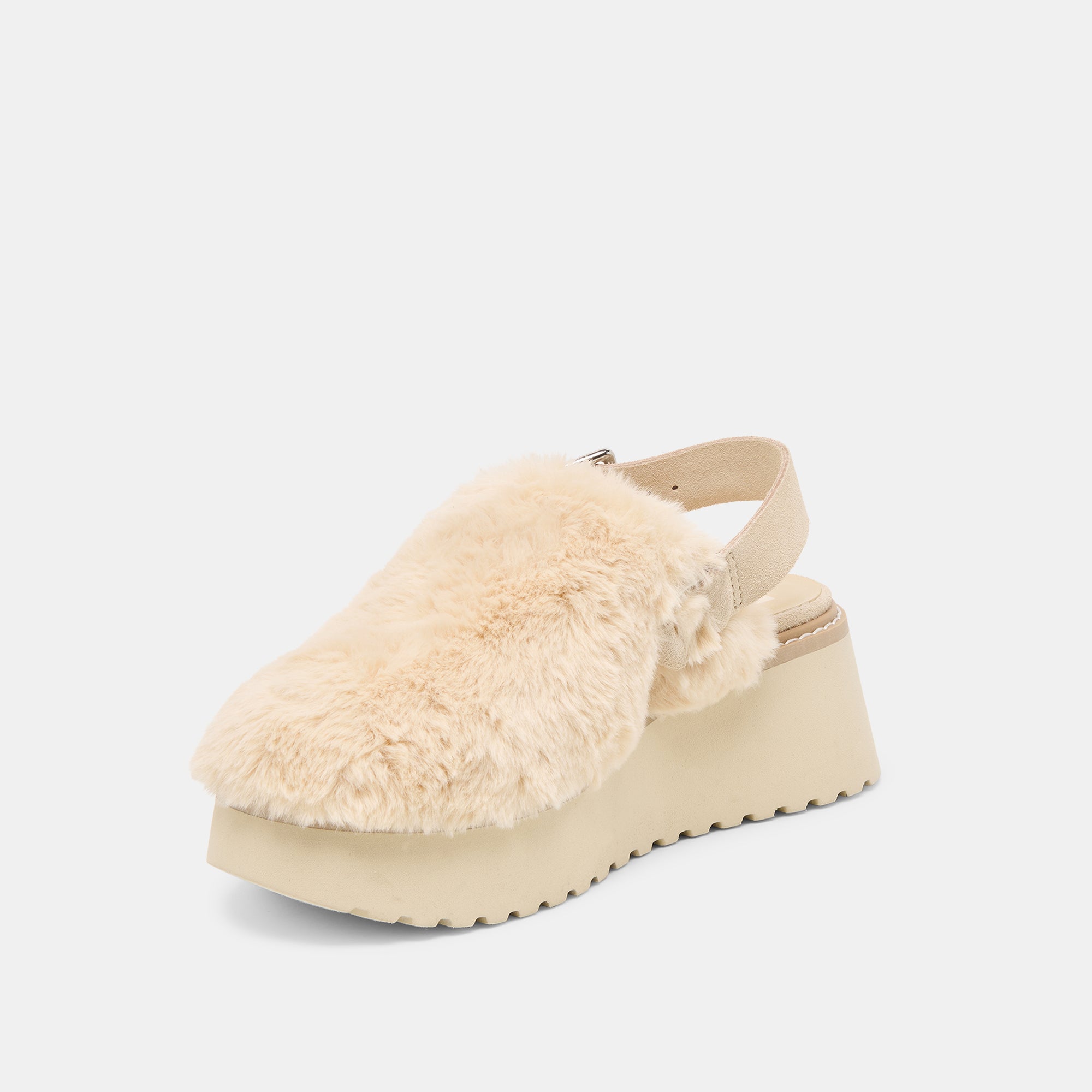 LANSY FLATS NATURAL PLUSH