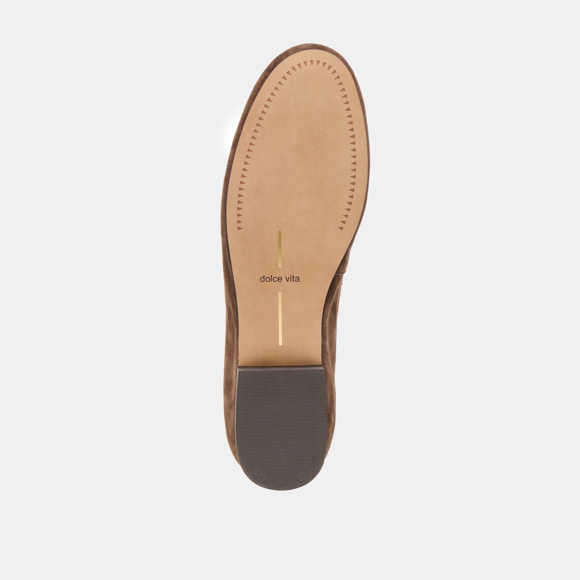 RITLA WIDE BALLET FLATS DK BROWN SUEDE