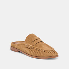 BETZY LOAFERS LT BROWN SUEDE