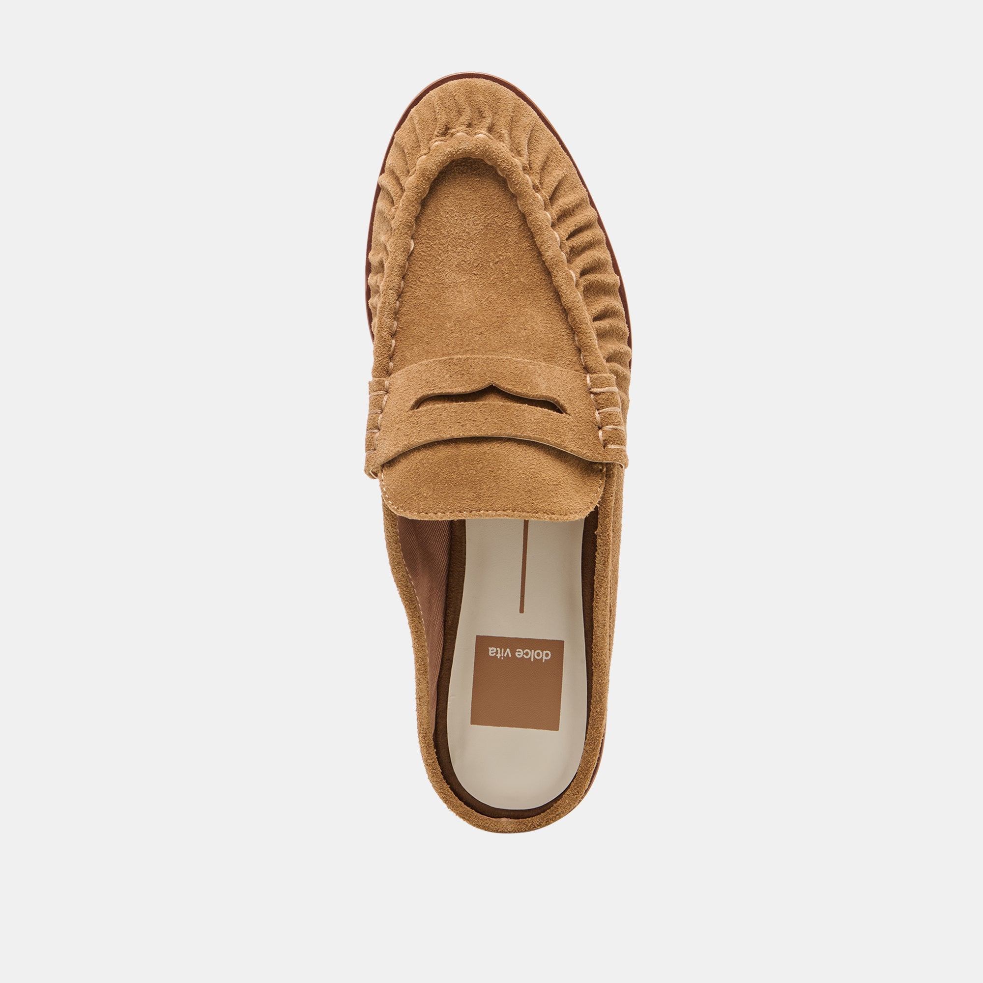 BETZY LOAFERS LT BROWN SUEDE