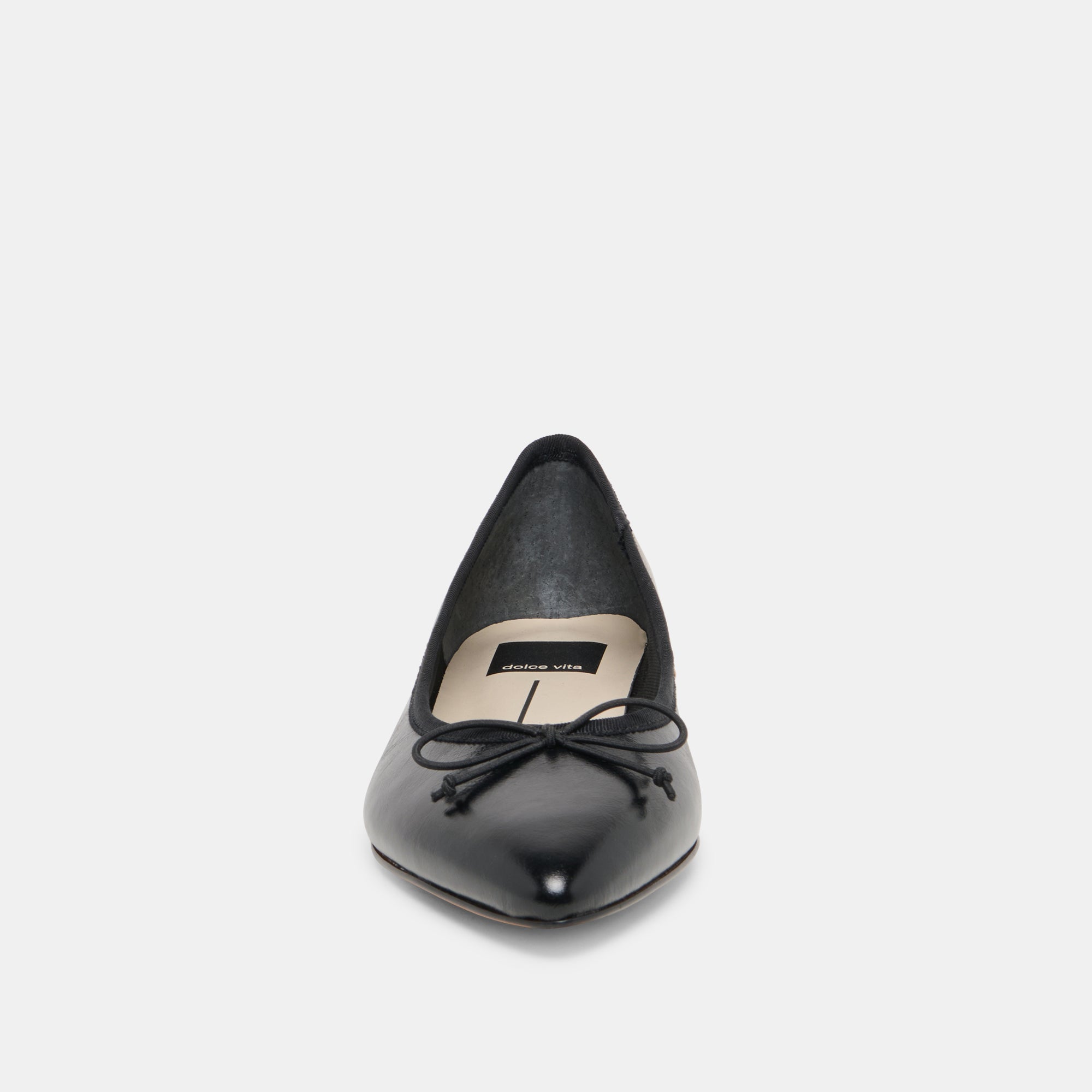 CELIO BALLET FLATS BLACK LEATHER