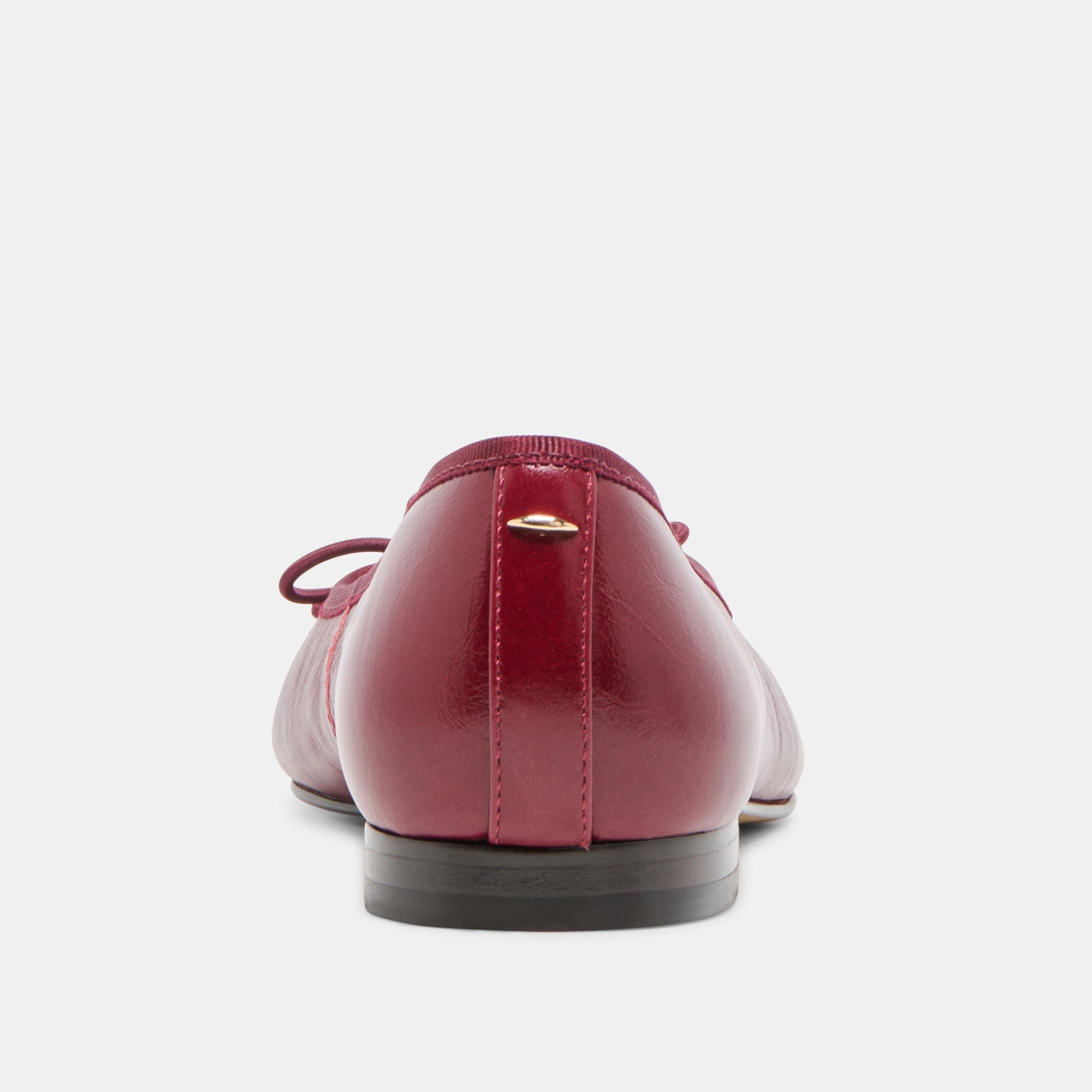 CELIO BALLET FLATS GARNET LEATHER