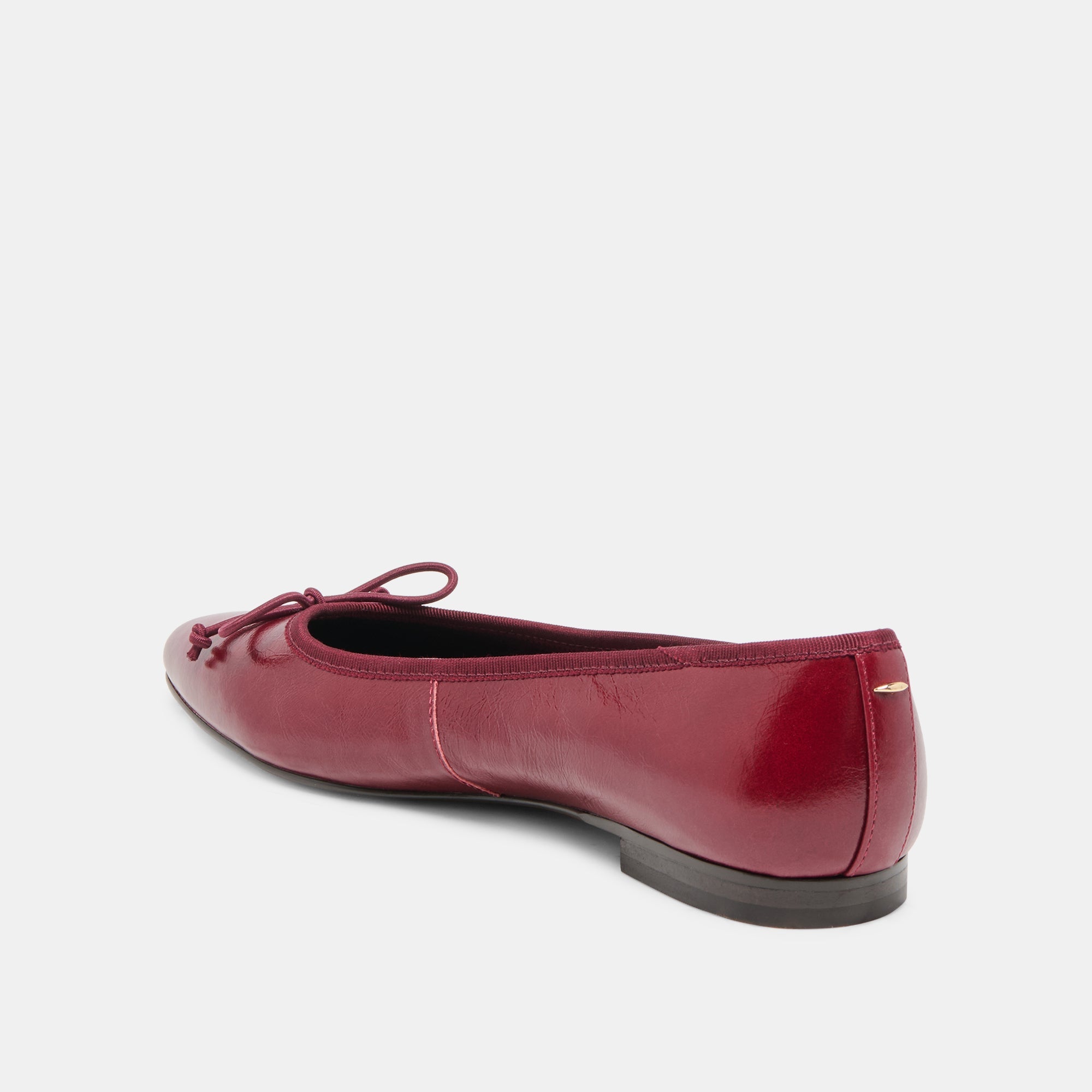 CELIO BALLET FLATS GARNET LEATHER