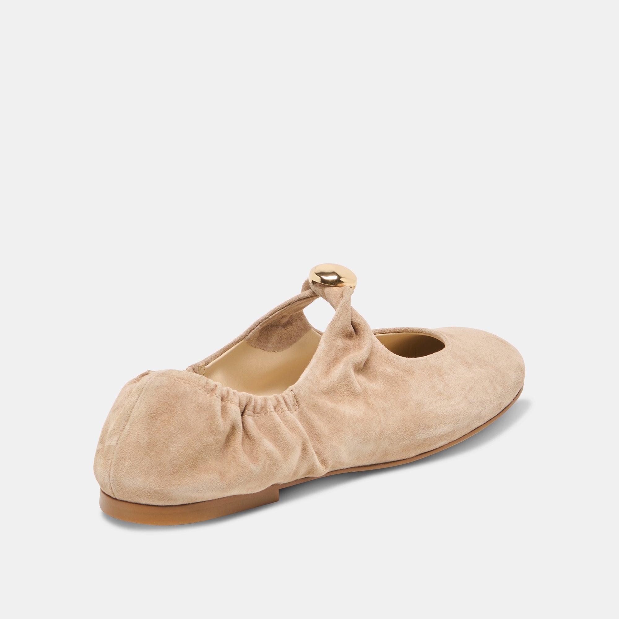 CORNEL FLATS CAMEL SUEDE
