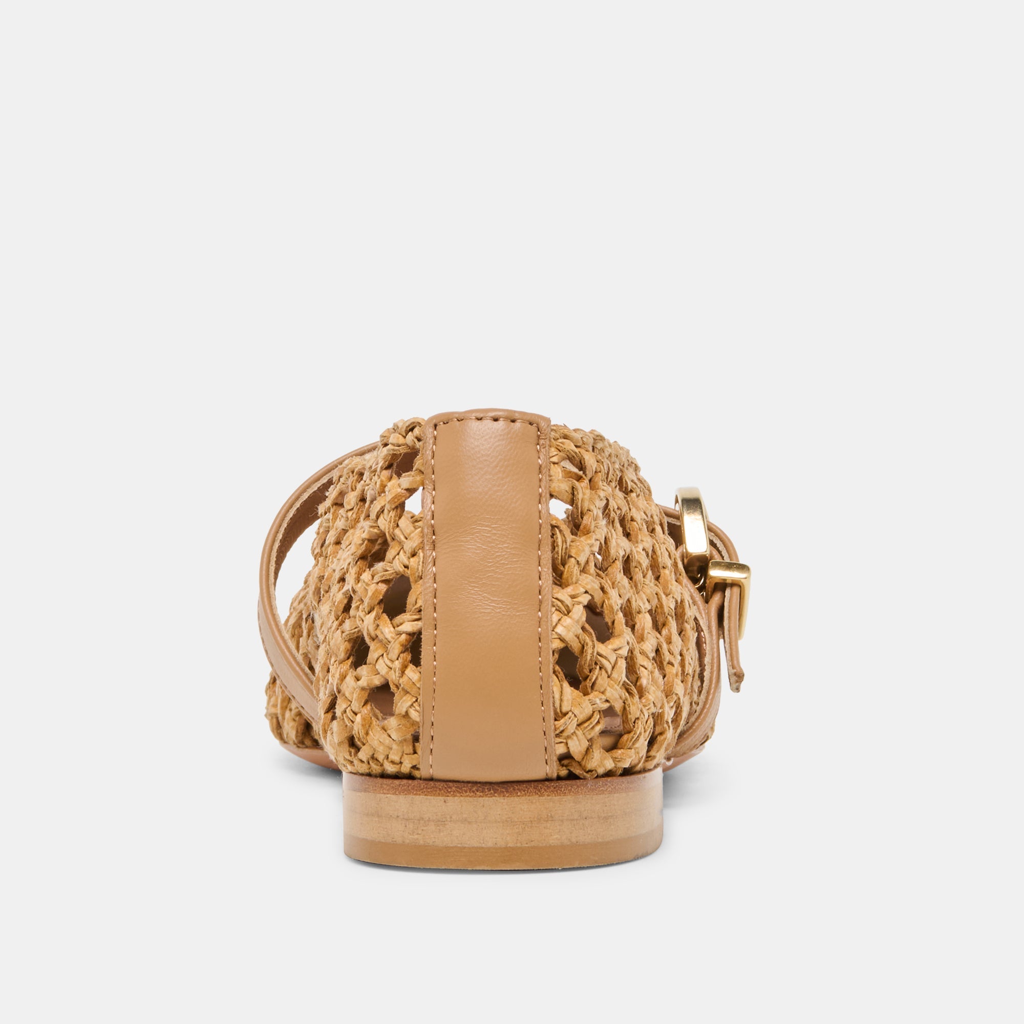DOVER BALLET FLATS TAN WOVEN STELLA