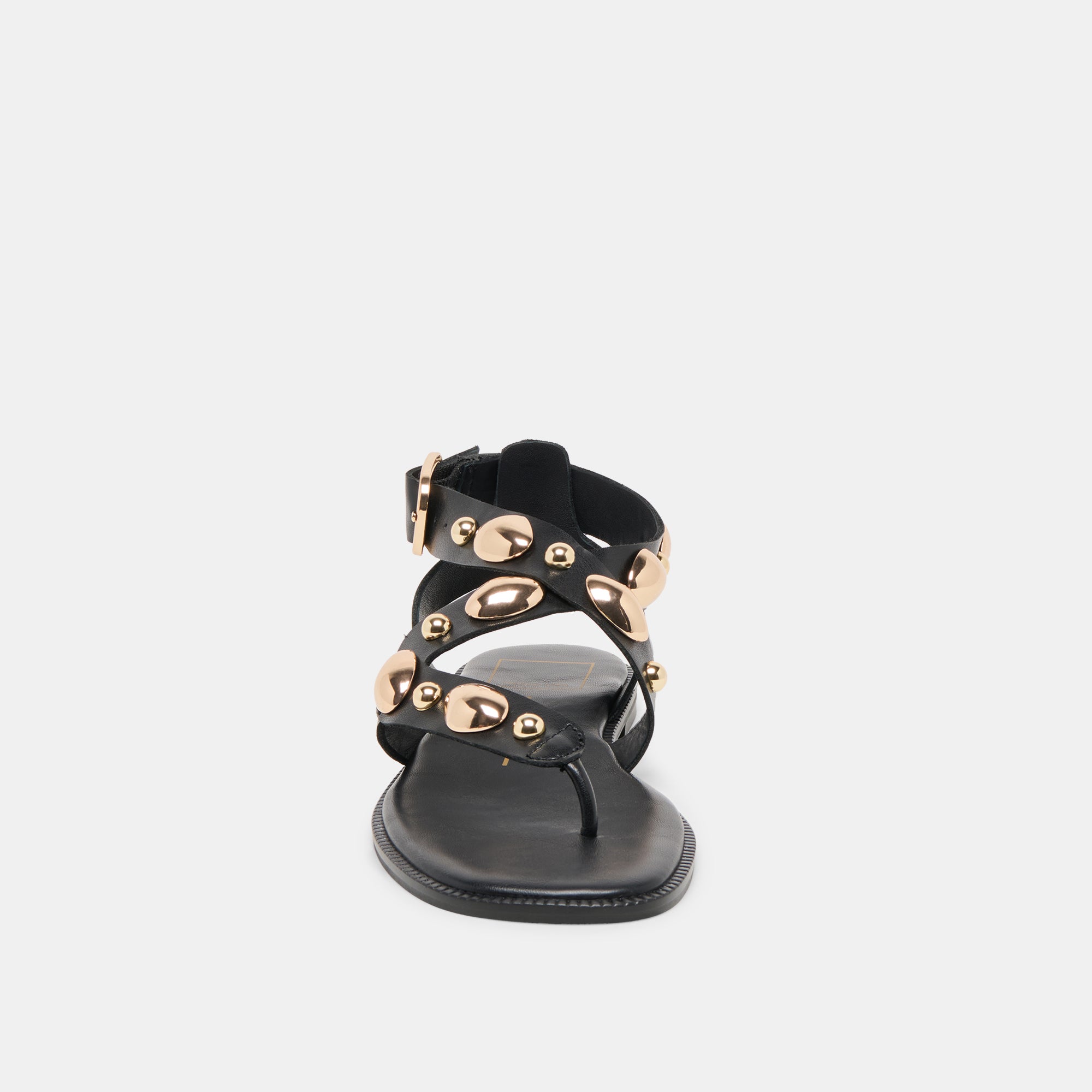 JAYDE SANDALS BLACK LEATHER