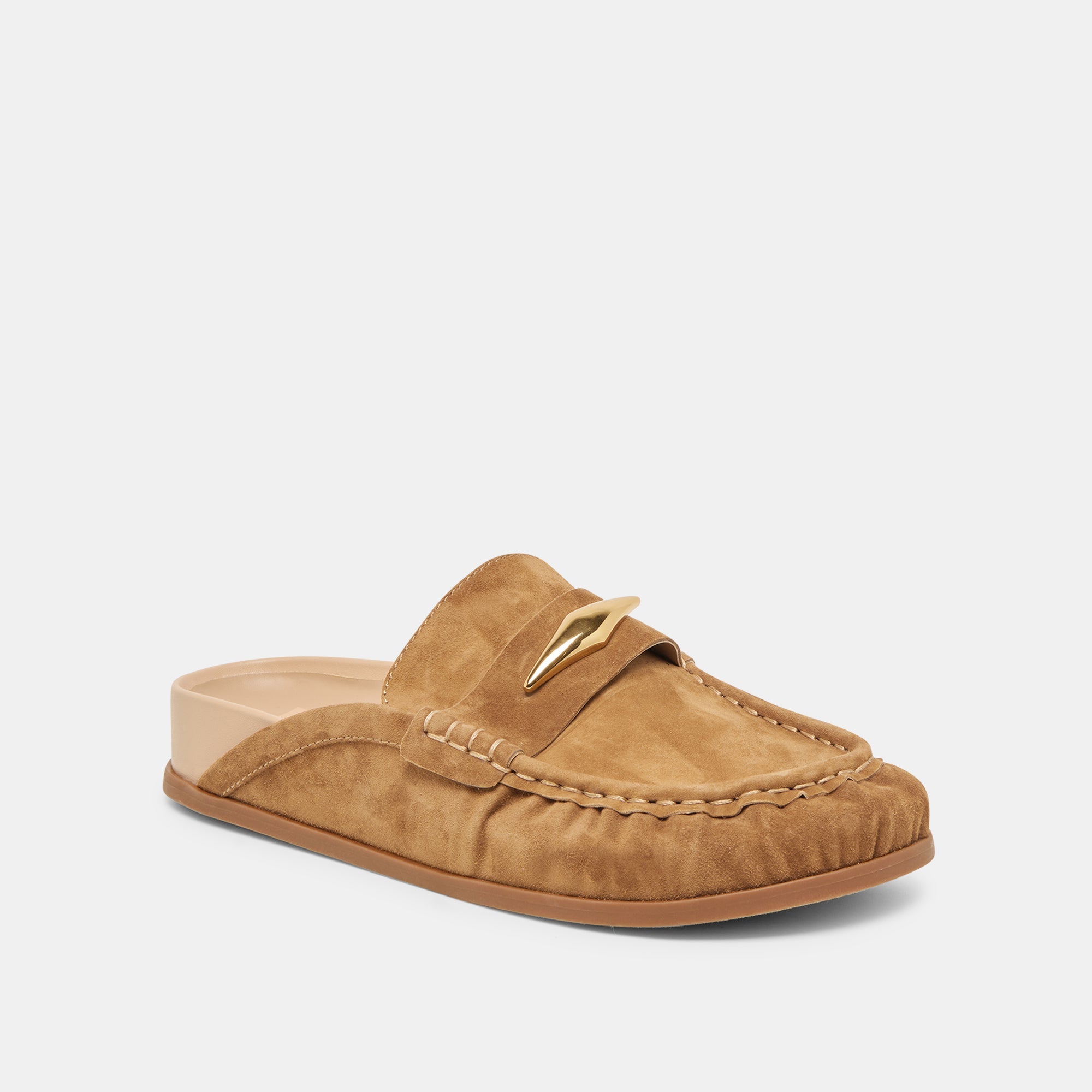 JODERO FLATS LT BROWN SUEDE