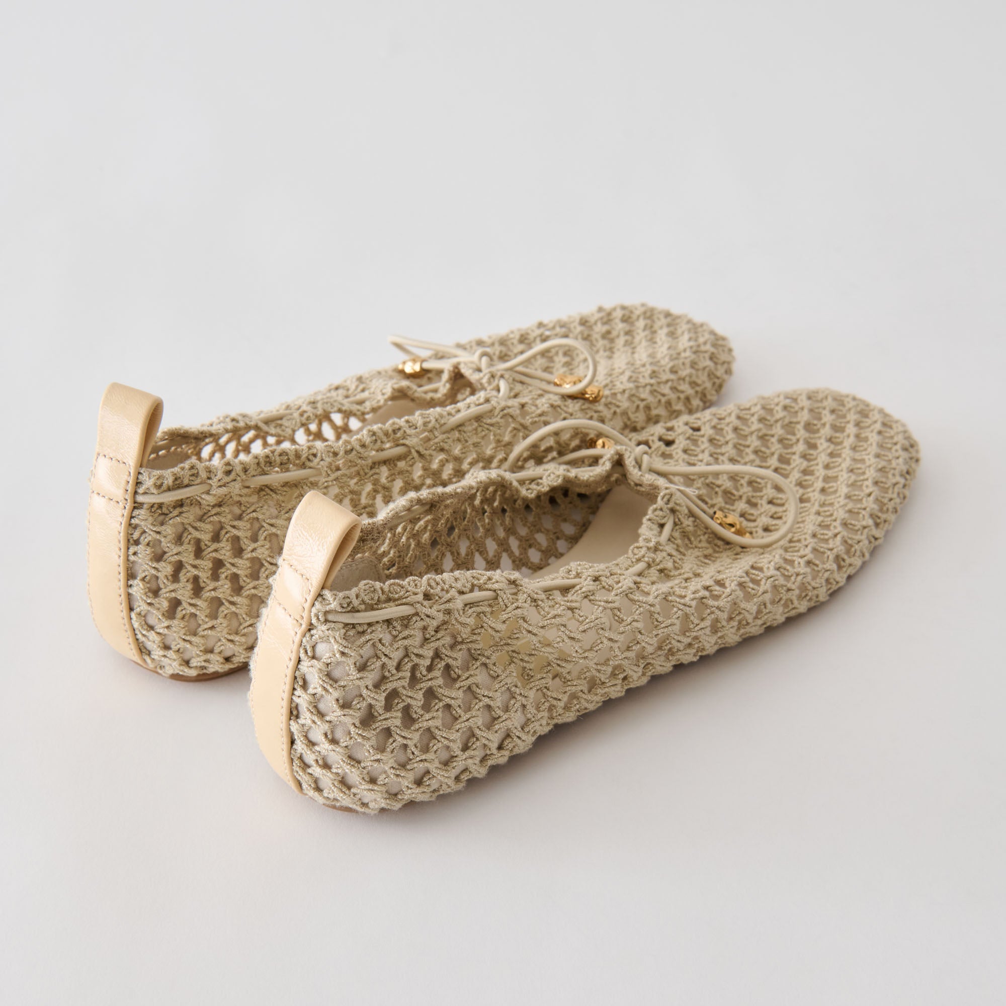KAYLYN FLATS OATMEAL CROCHET