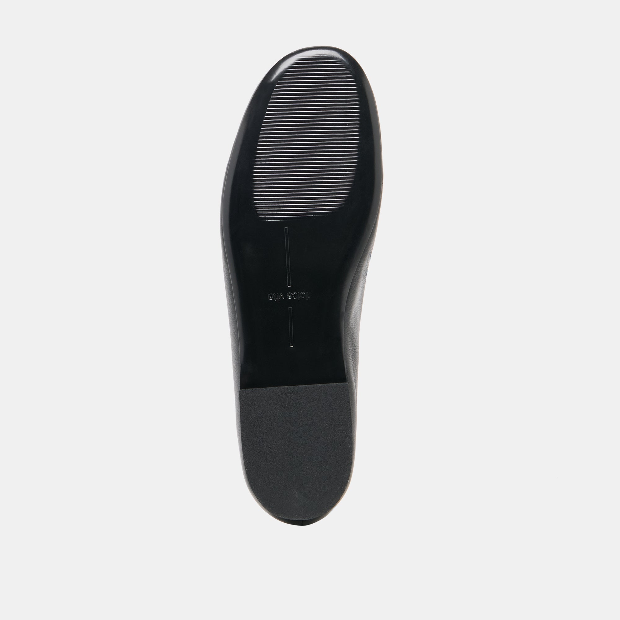 PAZEY BALLET FLATS BLACK LEATHER