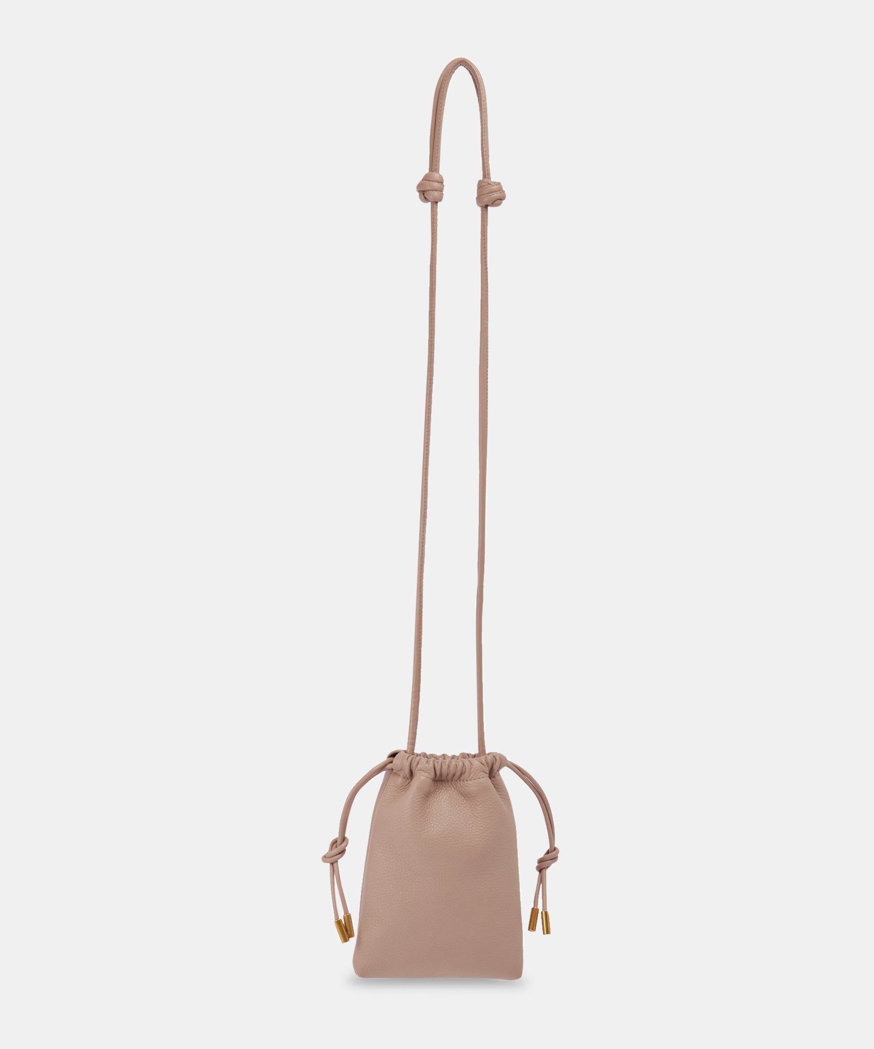 EVIE PHONE POUCH CAFE LEATHER