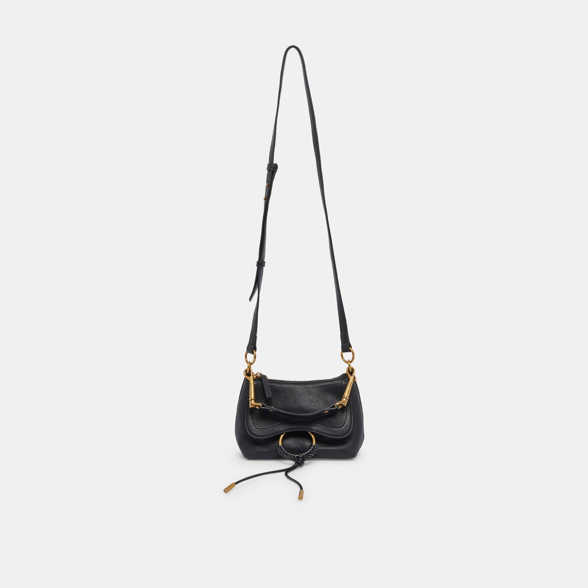 JOLENE CROSSBODY BLACK LEATHER