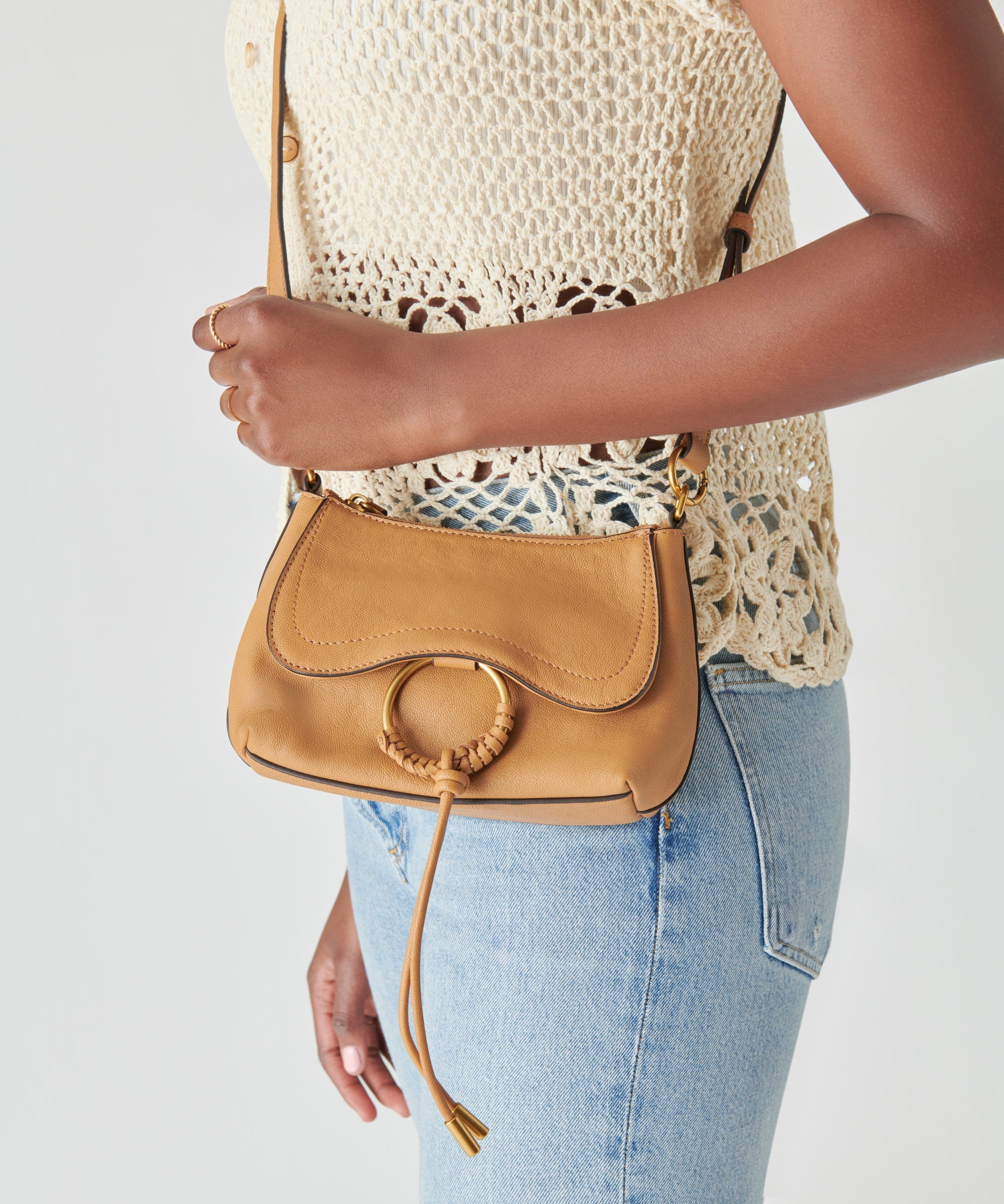 JOLENE CROSSBODY WHISKEY LEATHER