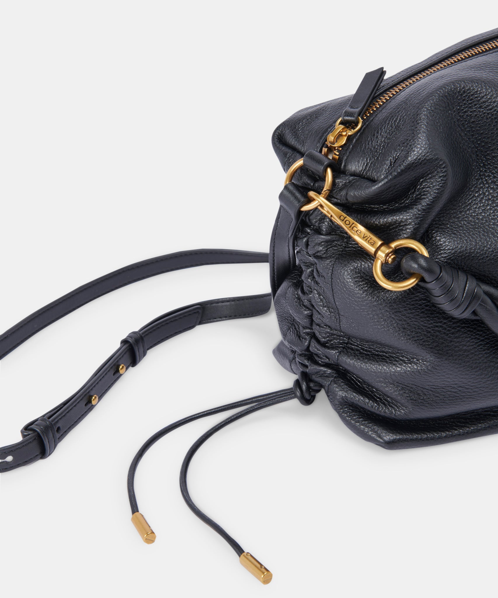 PRESTON SHOULDER/CROSSBODY BLACK LEATHER