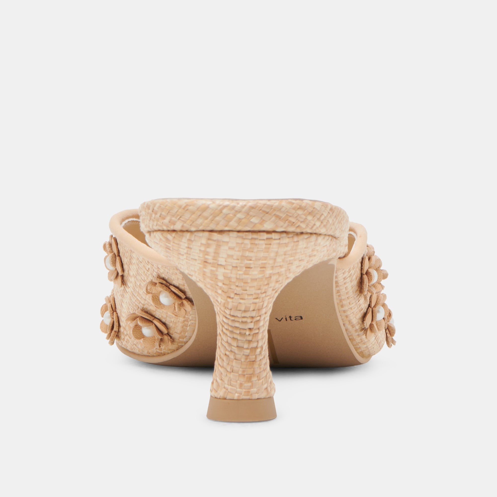 CAMILO HEELS LT NATURAL RAFFIA - re:vita
