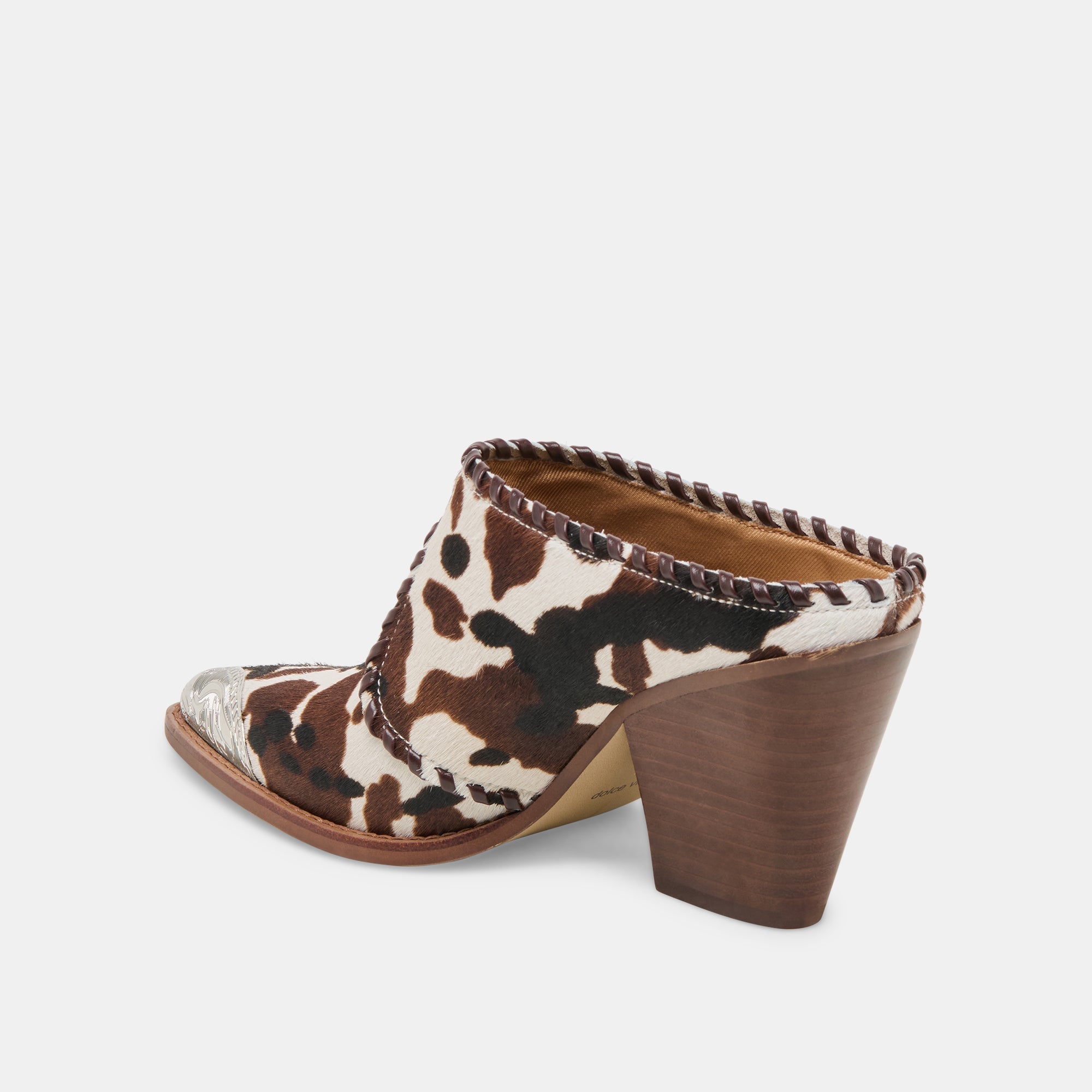 JOLYN HEELS COCOA TAURUS CALF HAIR