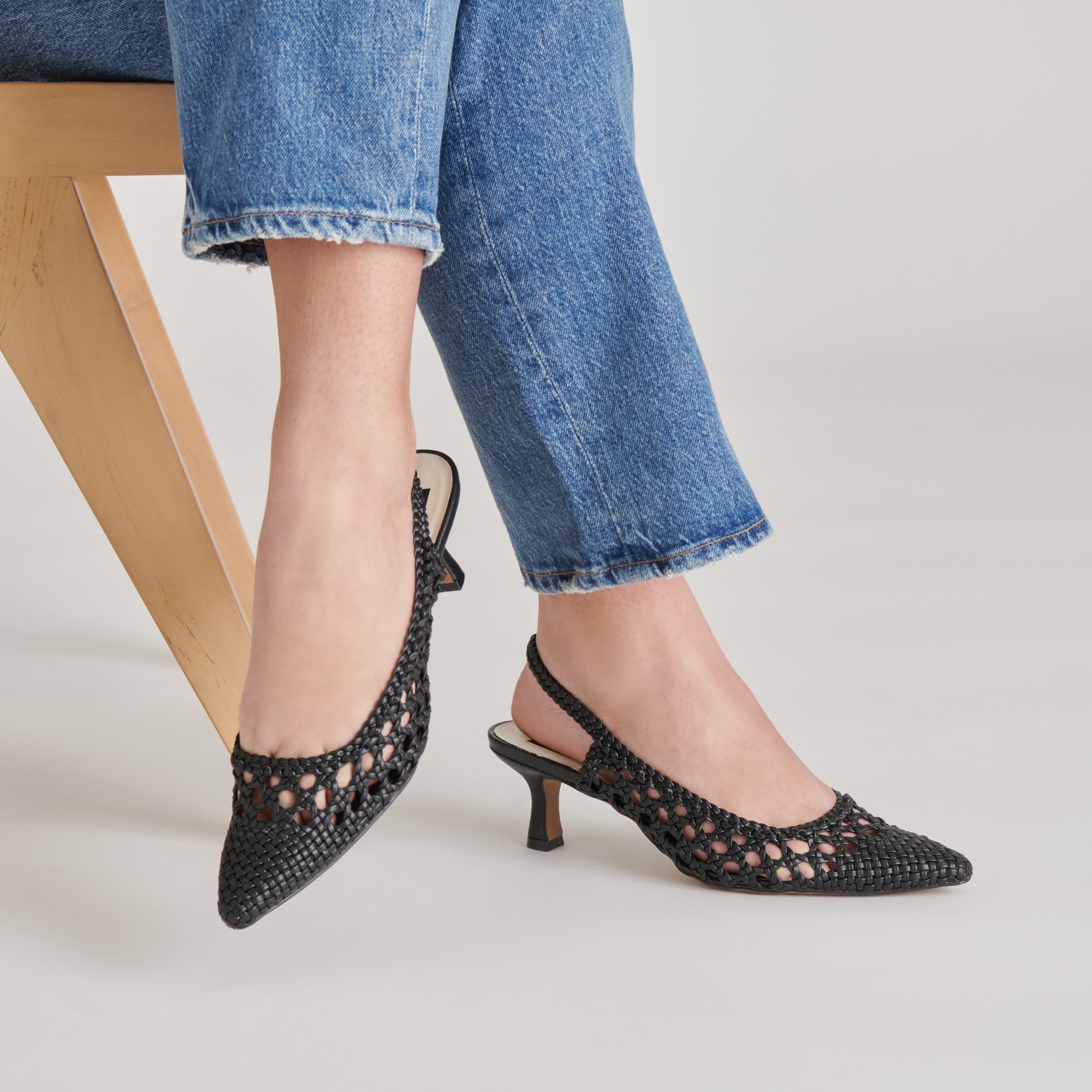 OLYMPA HEELS BLACK STELLA