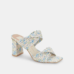 PILTON HEELS BLUE FLORAL STELLA - re:vita