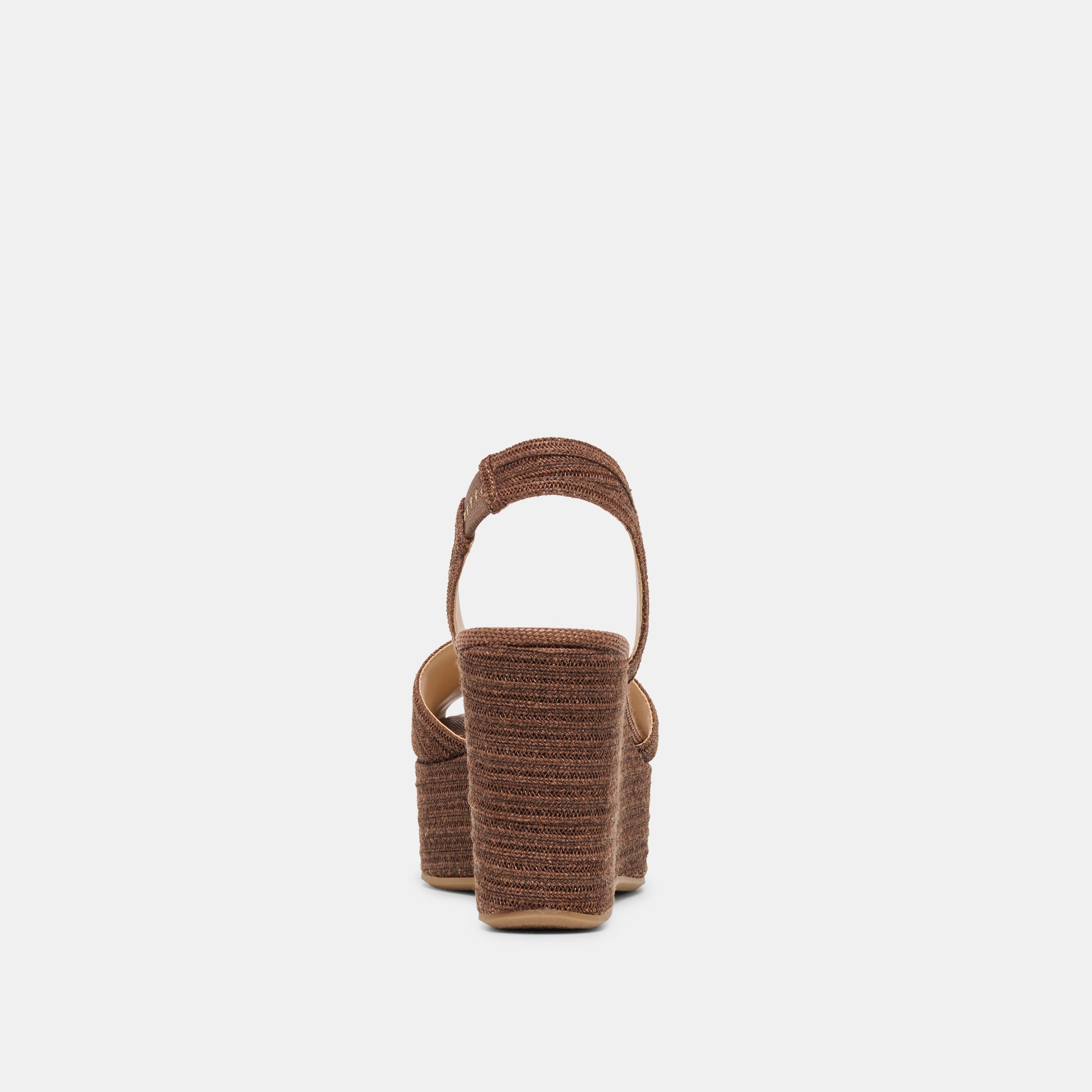 AKERA WEDGES COCOA RAFFIA