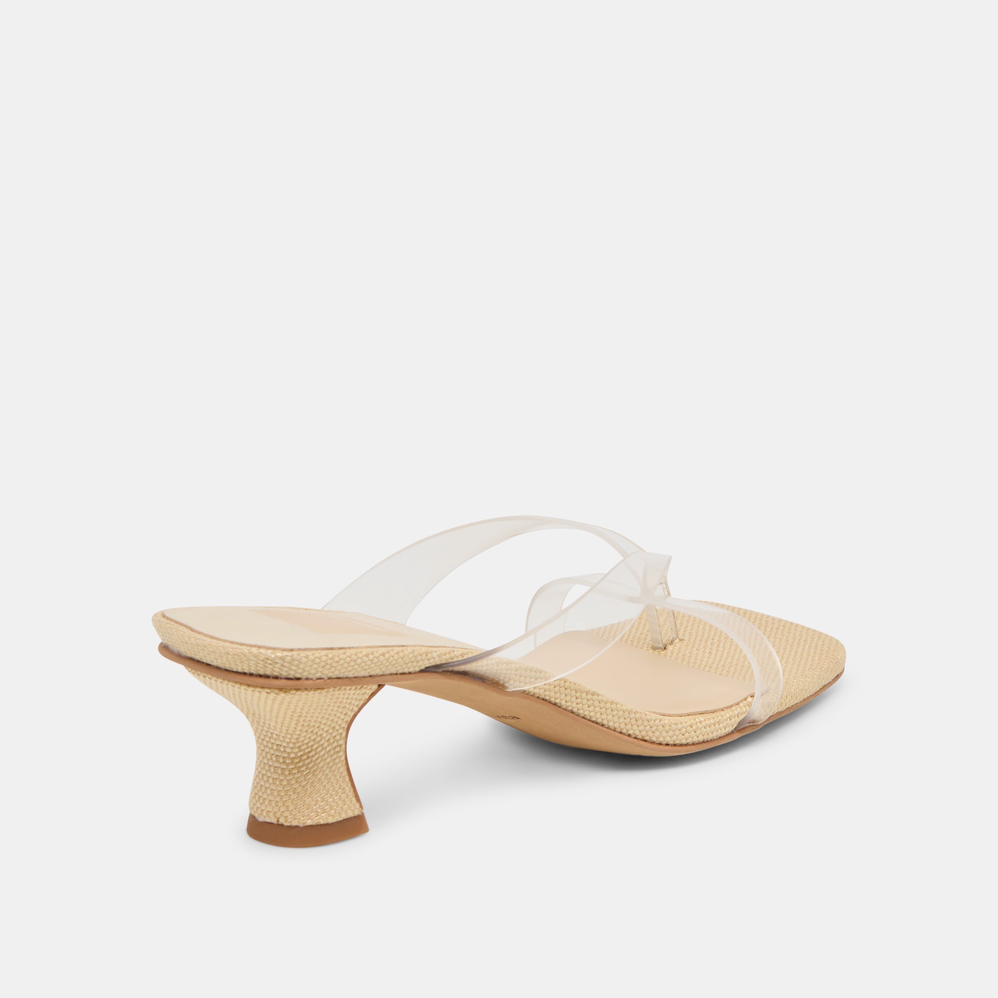 BREVEL VINYL HEELS CRYSTAL JELLY