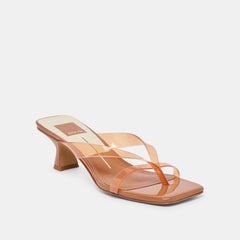 BREVEL VINYL HEELS WHISKEY JELLY