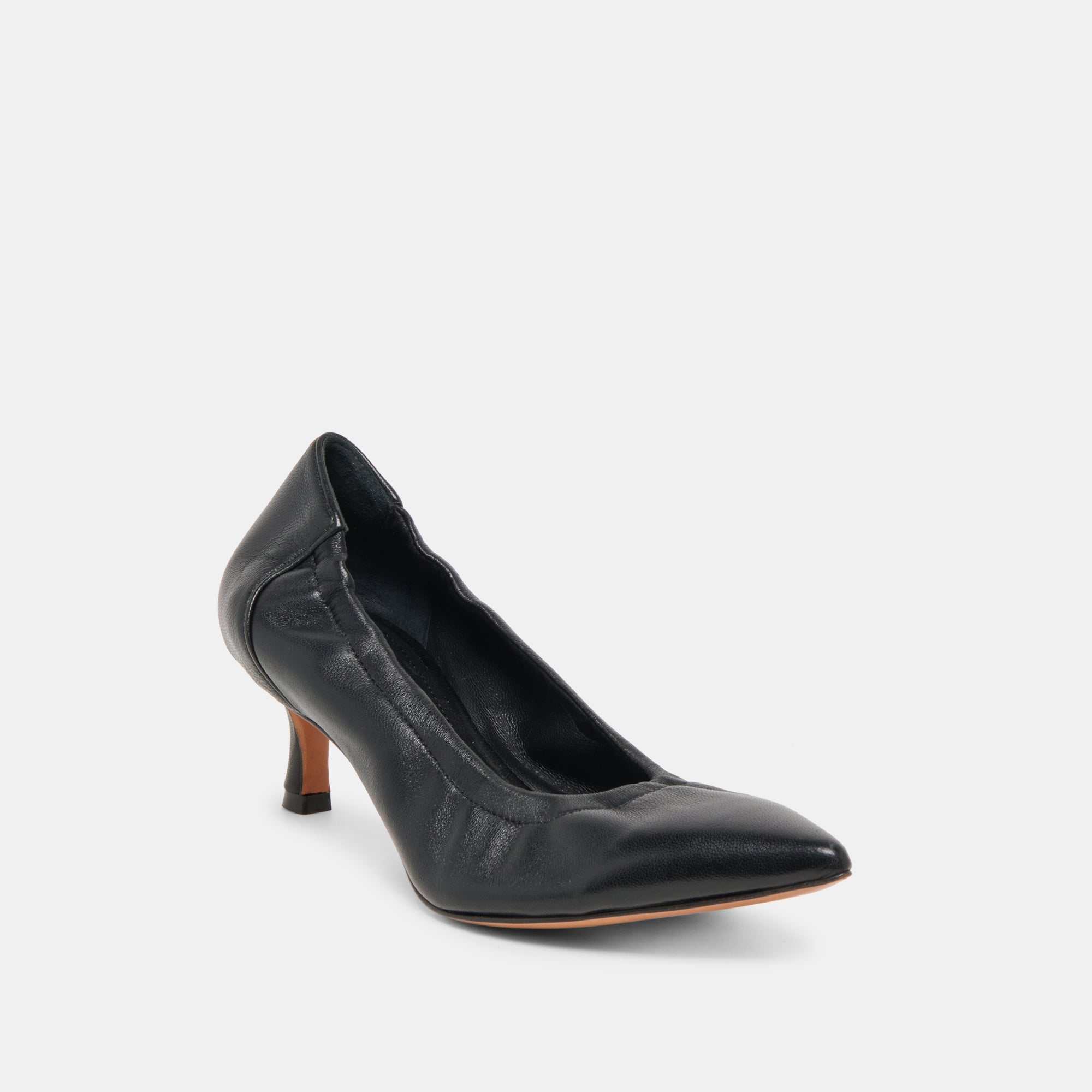 CELTIN HEELS BLACK LEATHER