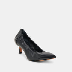 CELTIN HEELS BLACK LEATHER