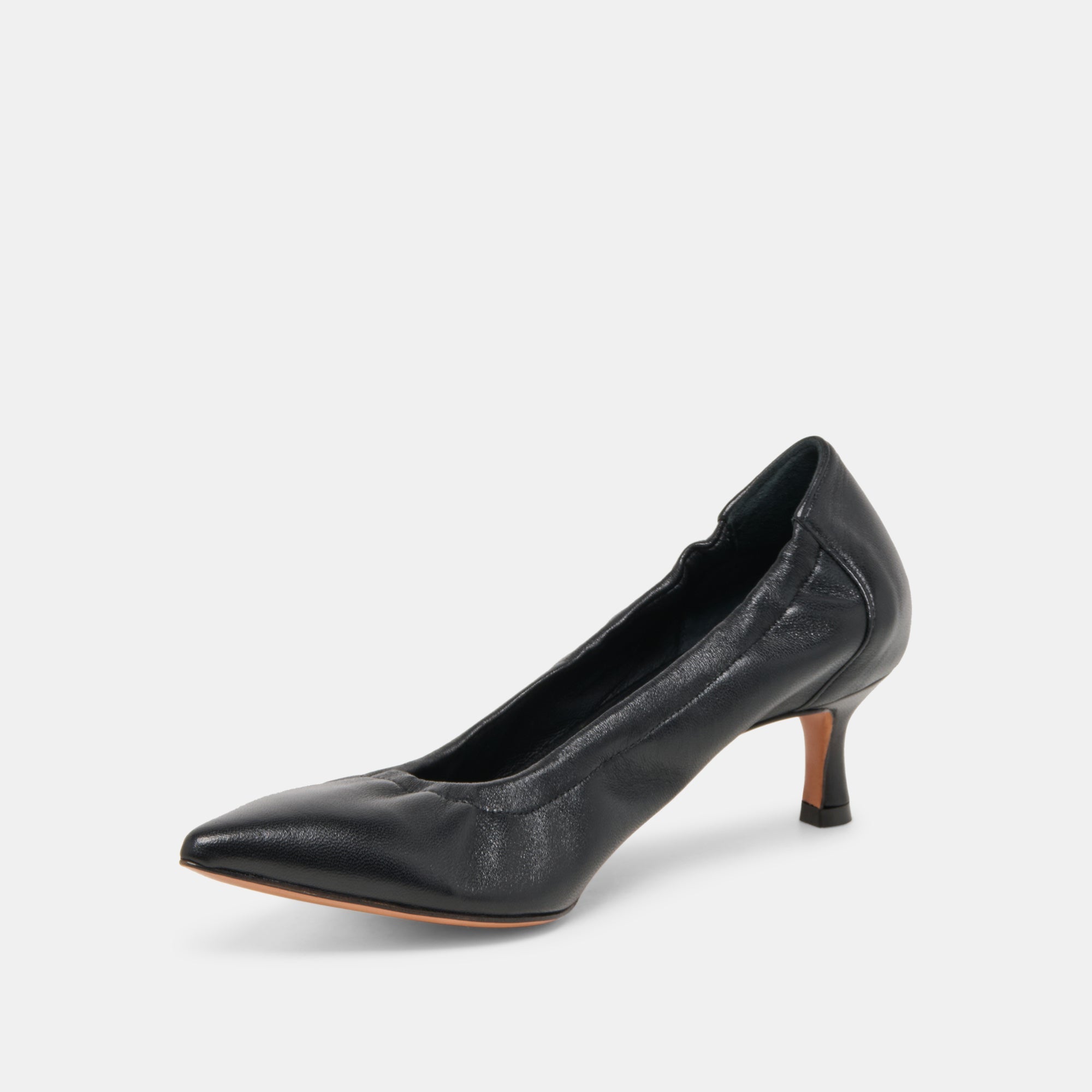CELTIN HEELS BLACK LEATHER