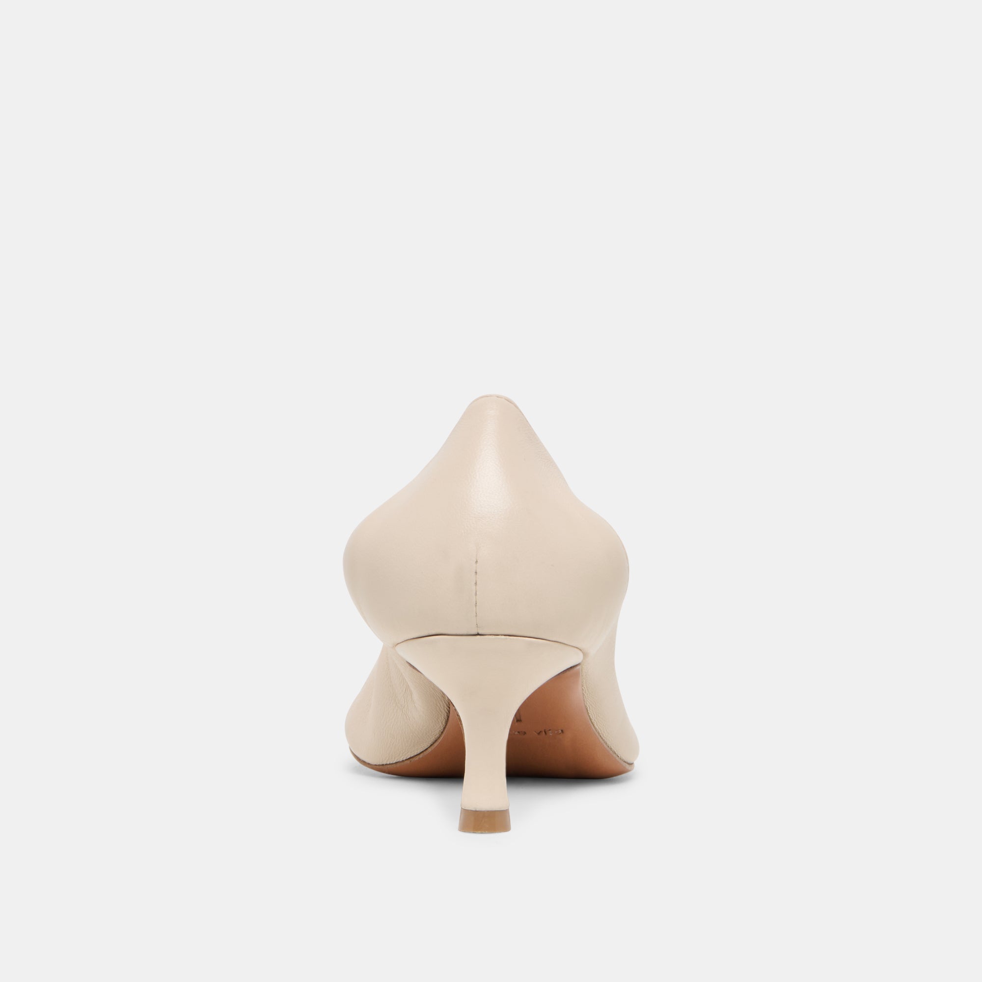 CELTIN HEELS OFF WHITE LEATHER