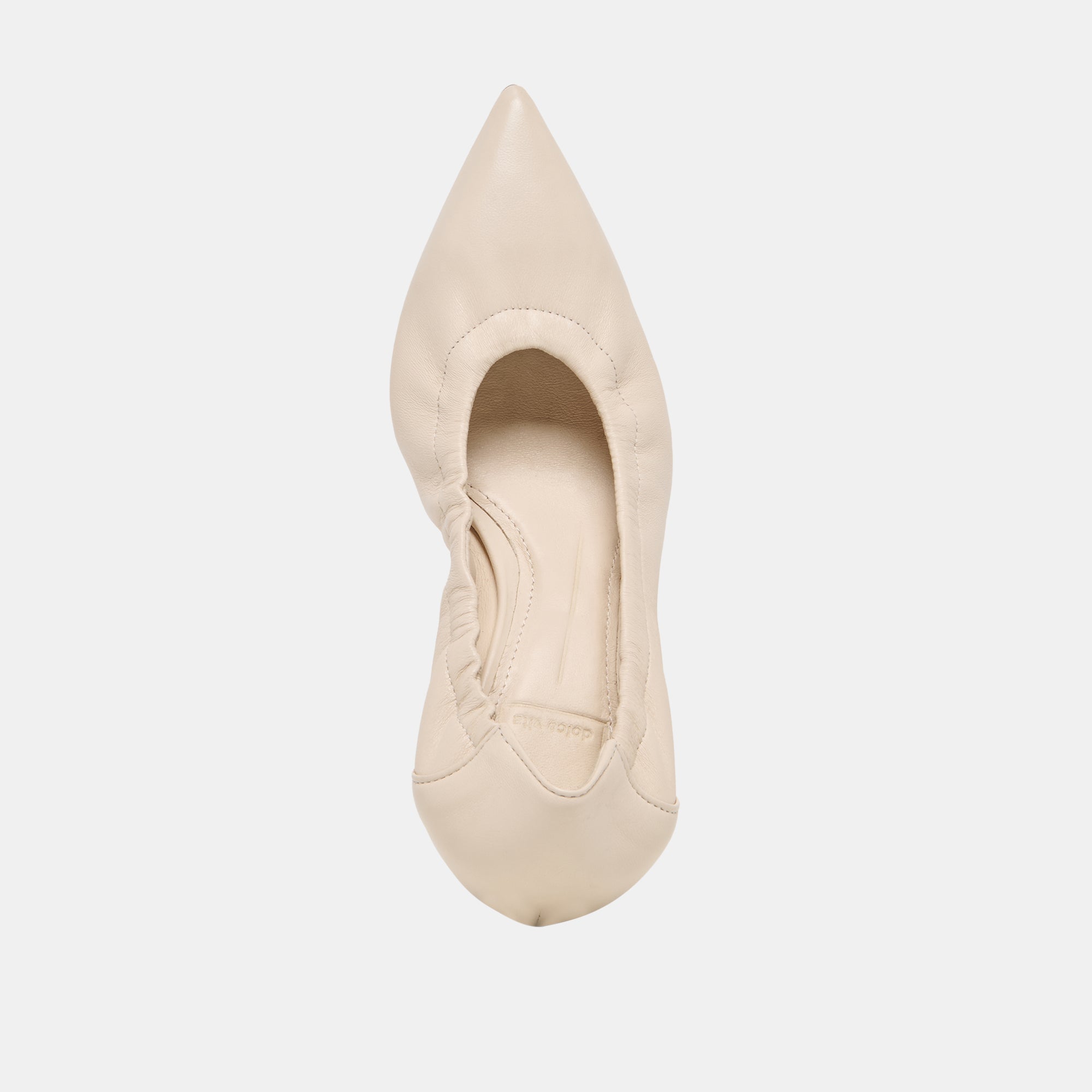 CELTIN HEELS OFF WHITE LEATHER