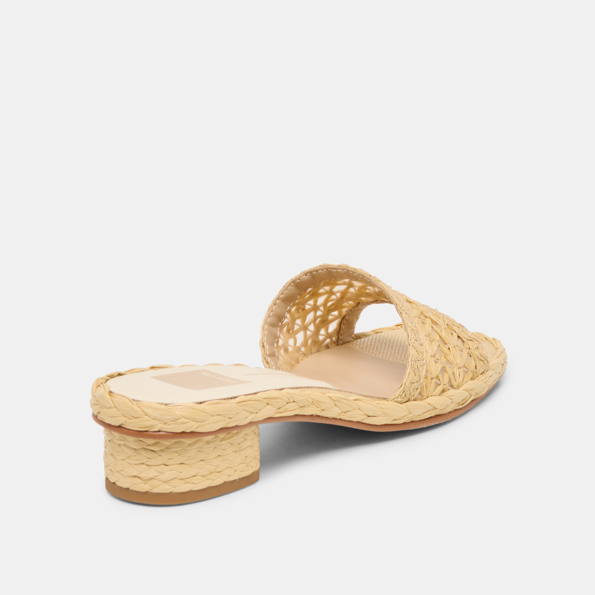 DIXI SANDALS LT NATURAL CROSS HATCH RAFFIA