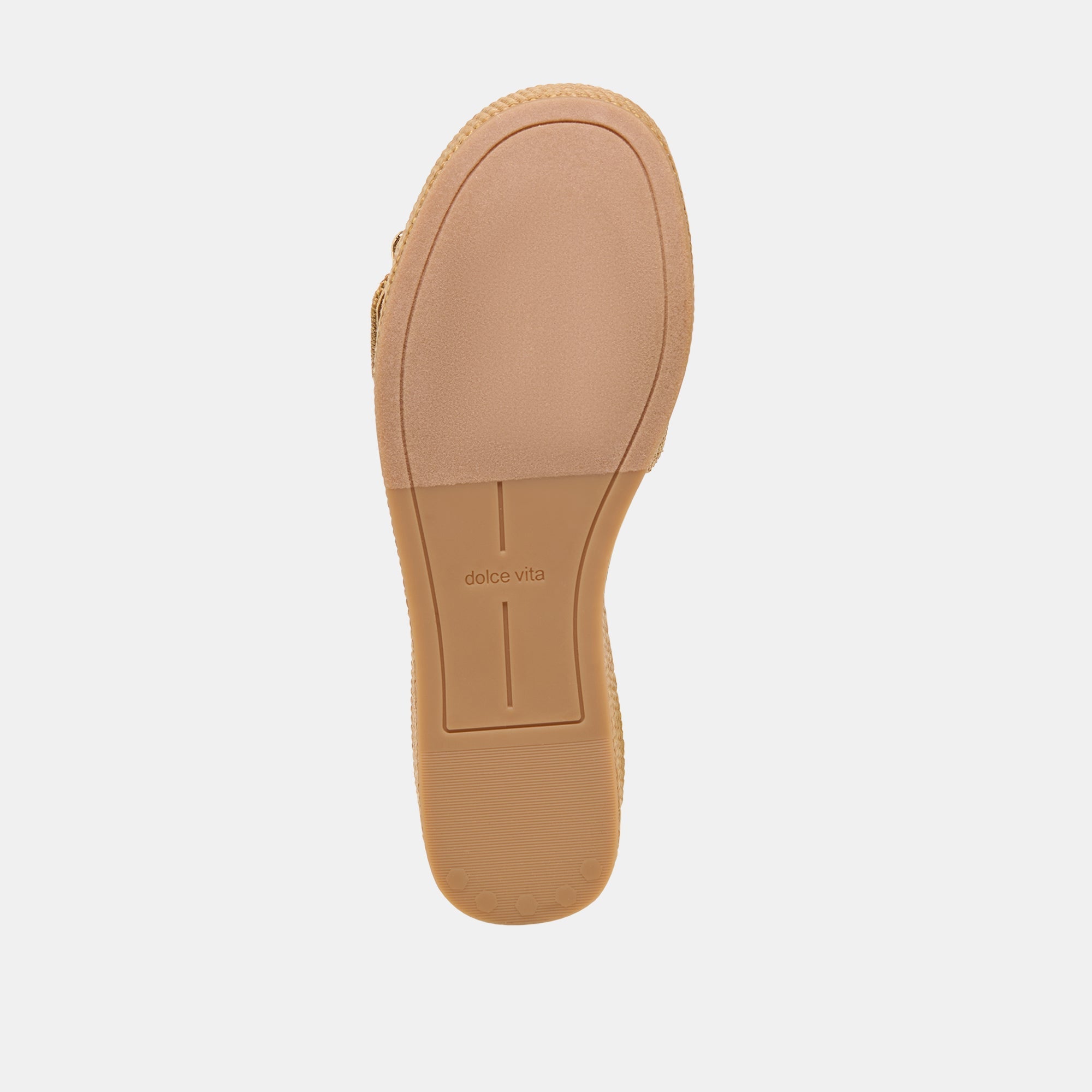 JILIAN WIDE WEDGES MOCHA RAFFIA