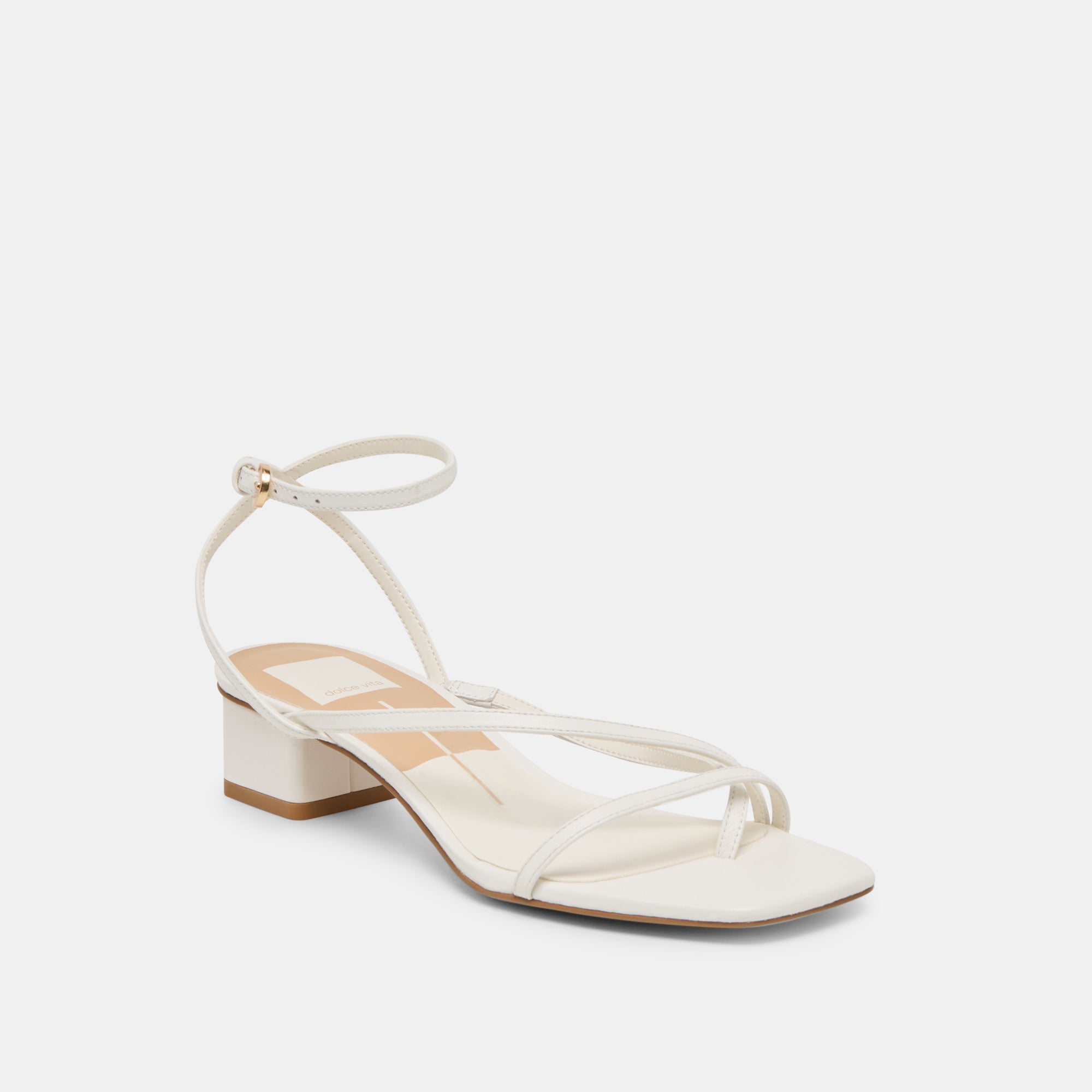 KARLOS WIDE SANDALS TRUE WHITE LEATHER