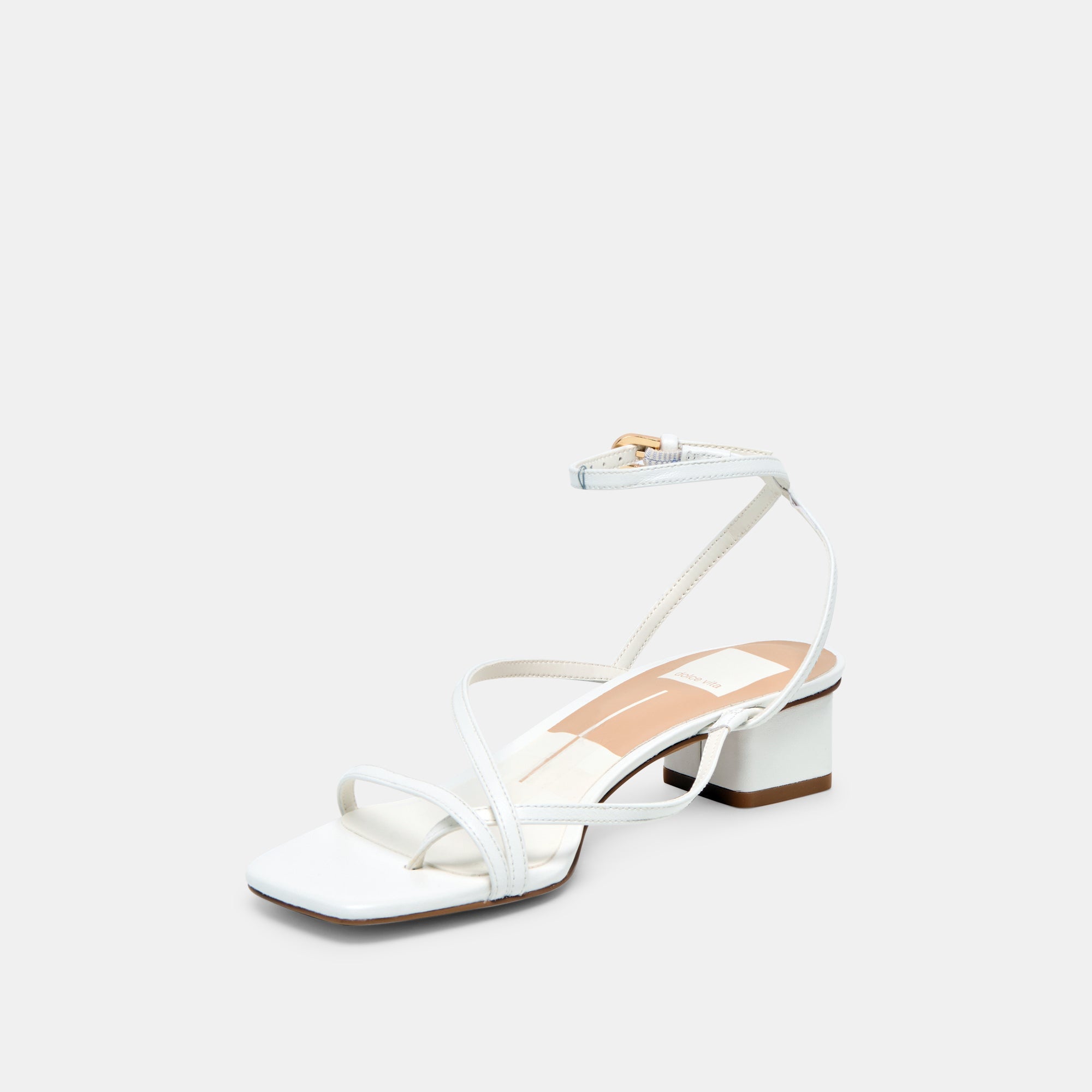 KARLOS WIDE SANDALS TRUE WHITE LEATHER