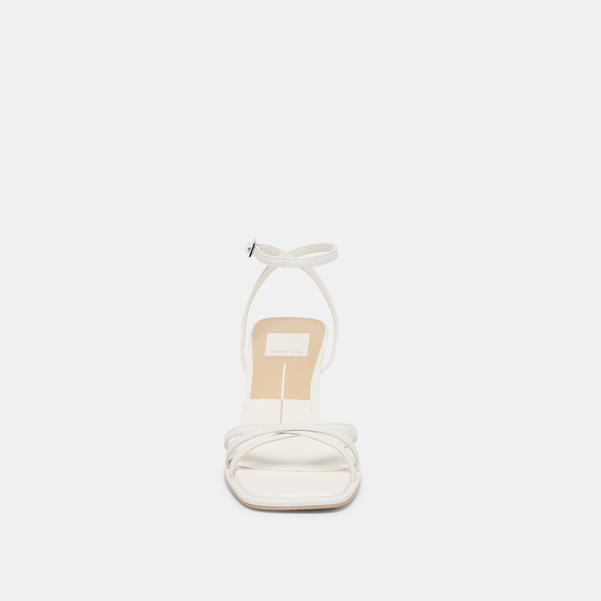 MANJI HEELS TRUE WHITE LEATHER