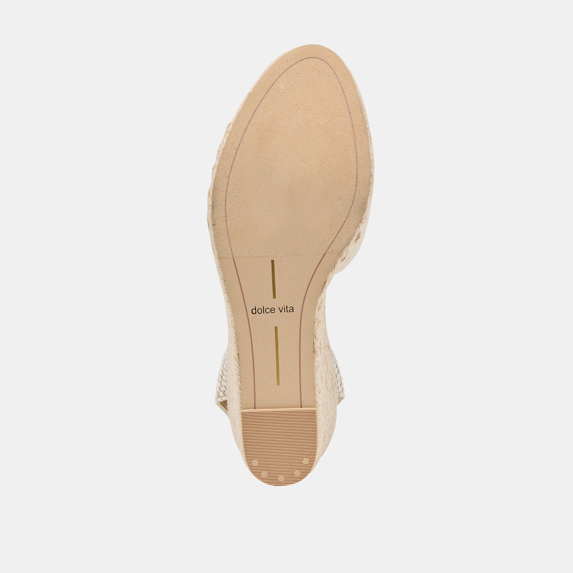 NOURA WEDGES ECRU LINEN