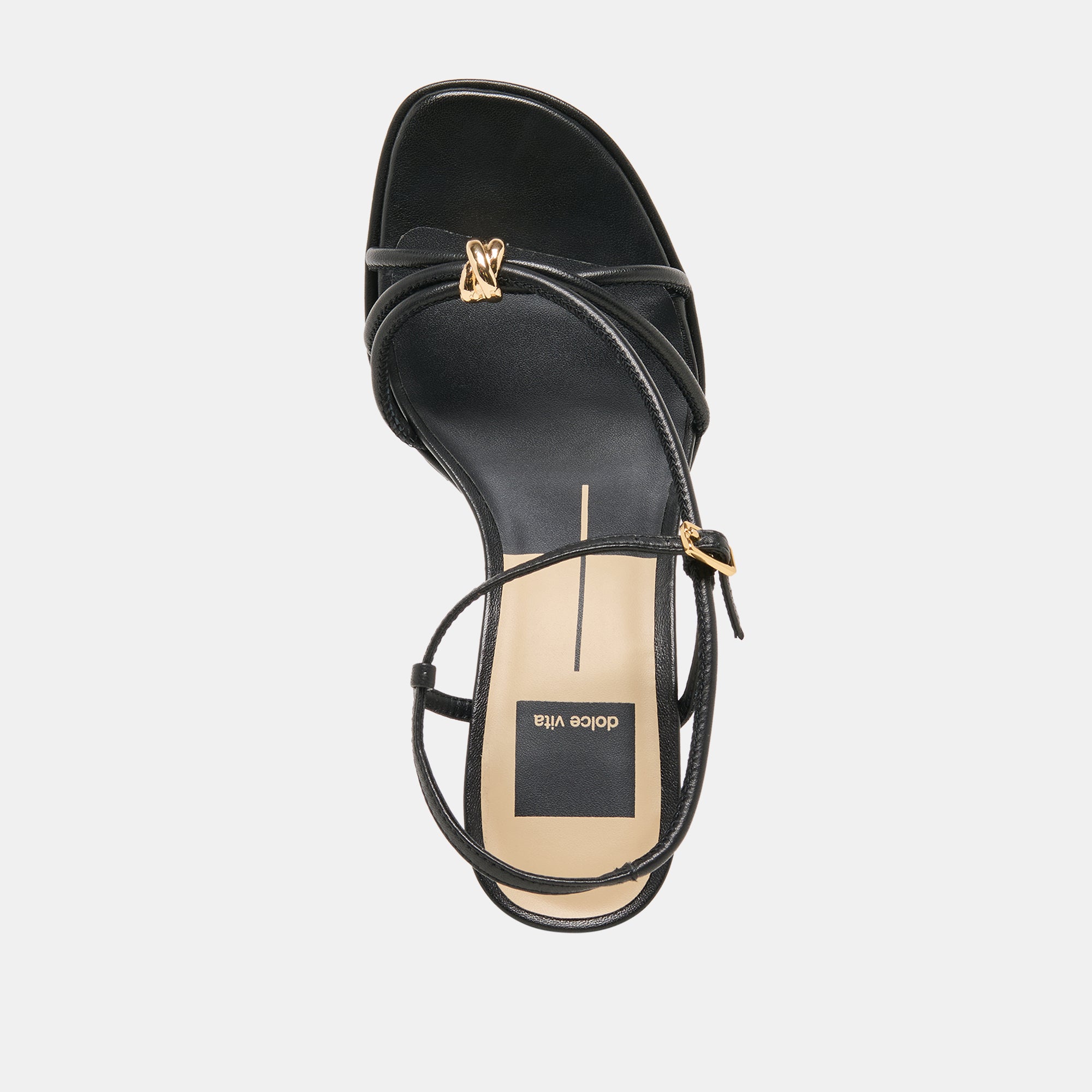ODETE HEELS BLACK LEATHER