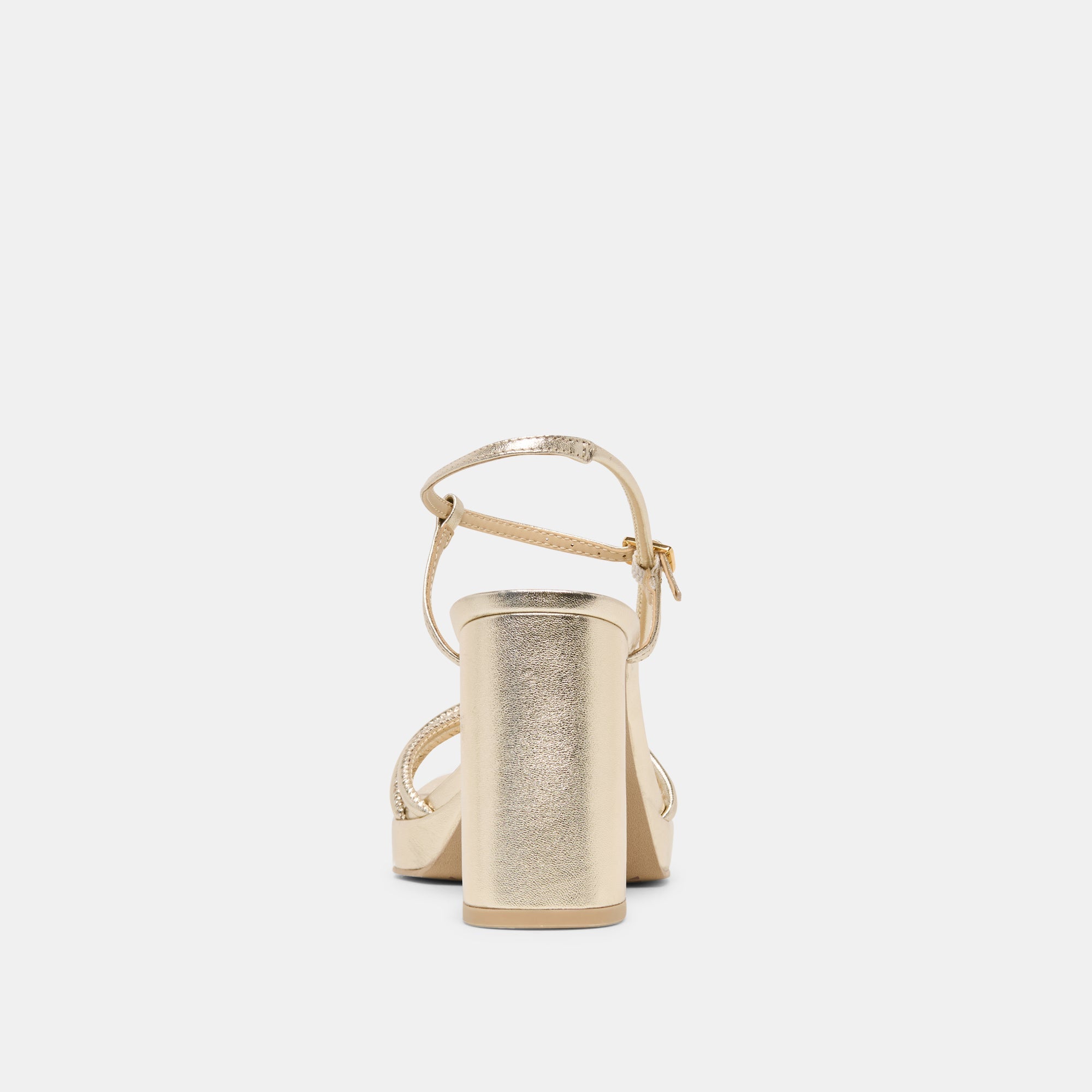 ODETE HEELS GOLD LEATHER